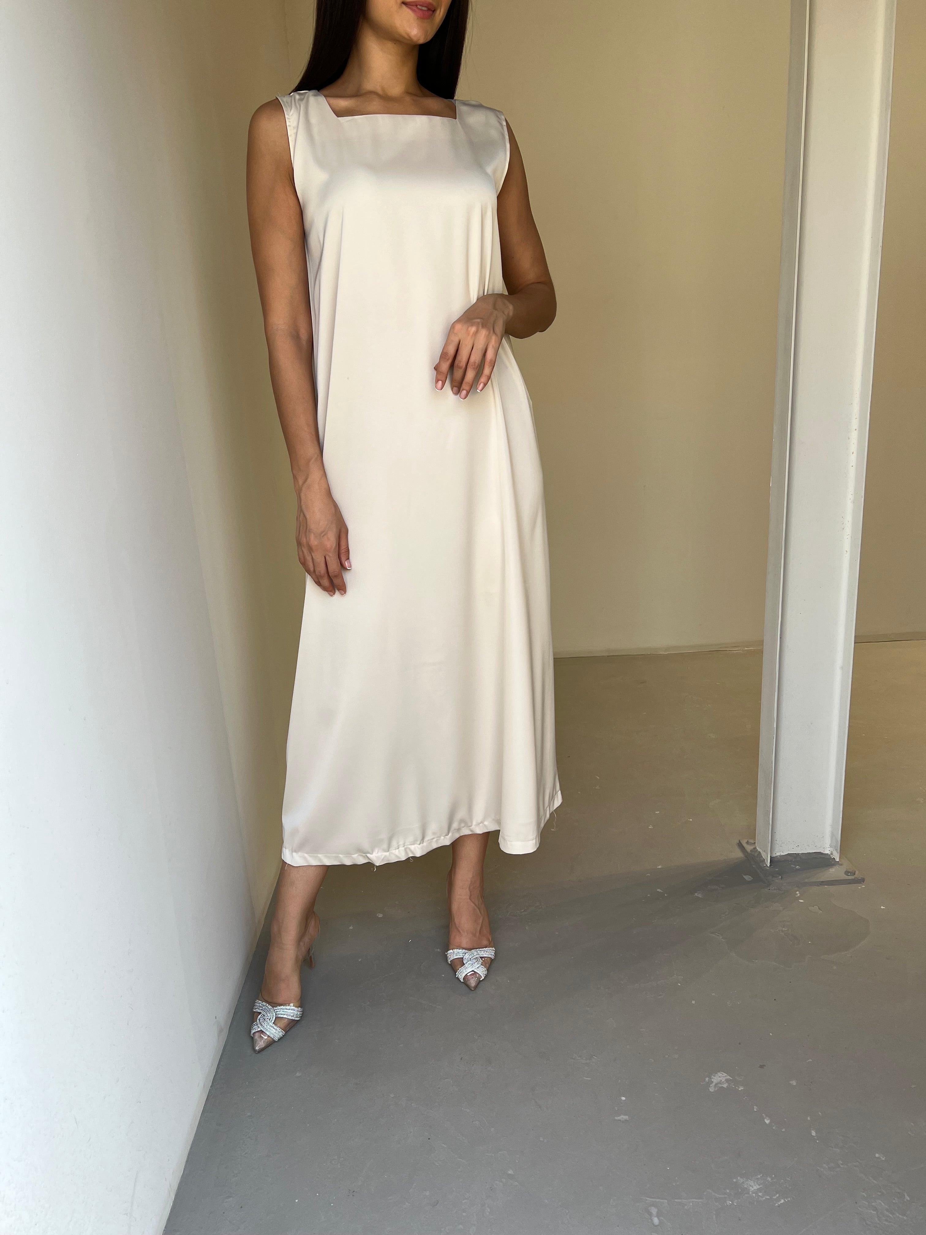 Satin Dress - Contessa Collection