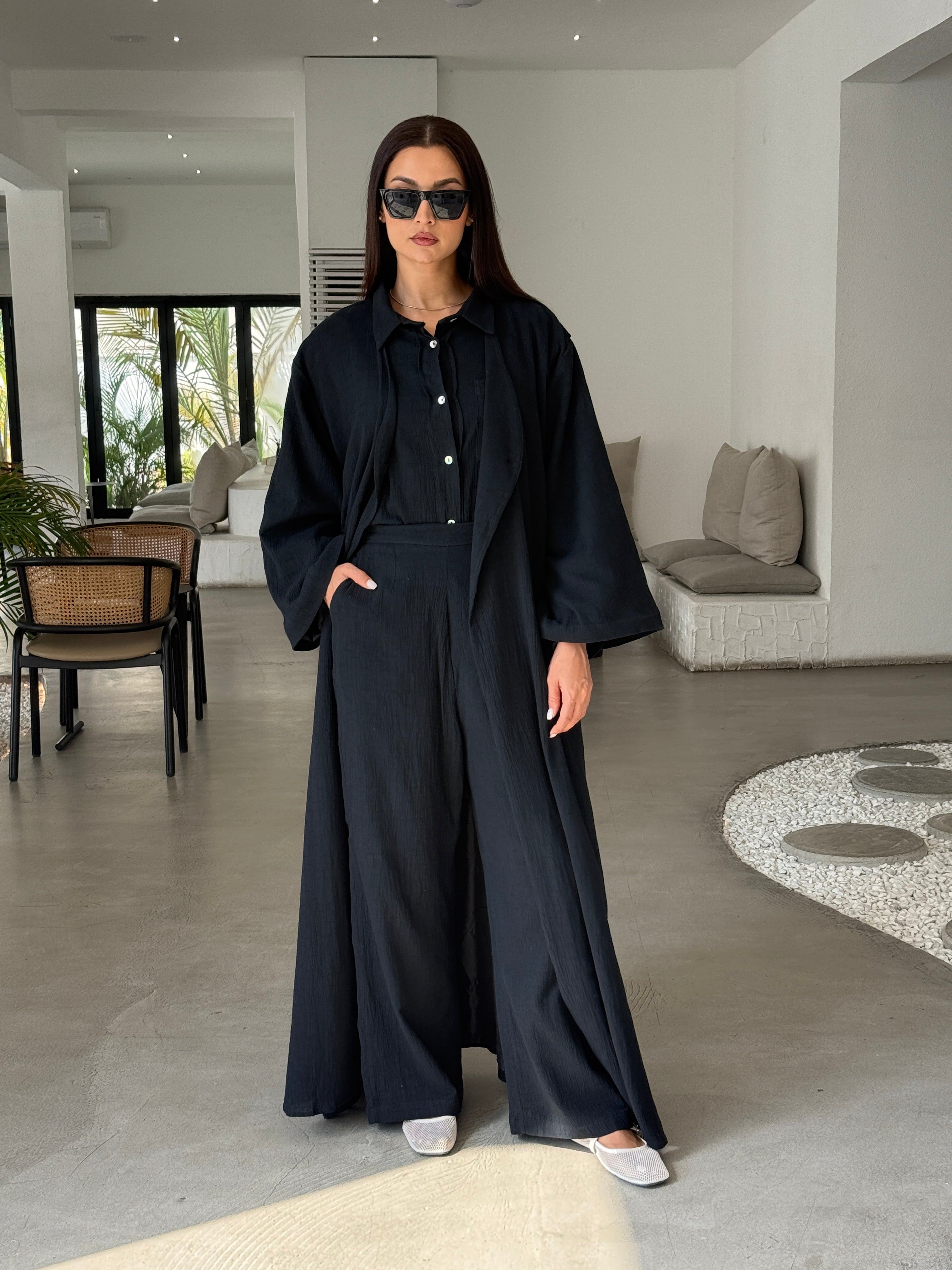 Shade Abaya Full Set - Contessa Collection