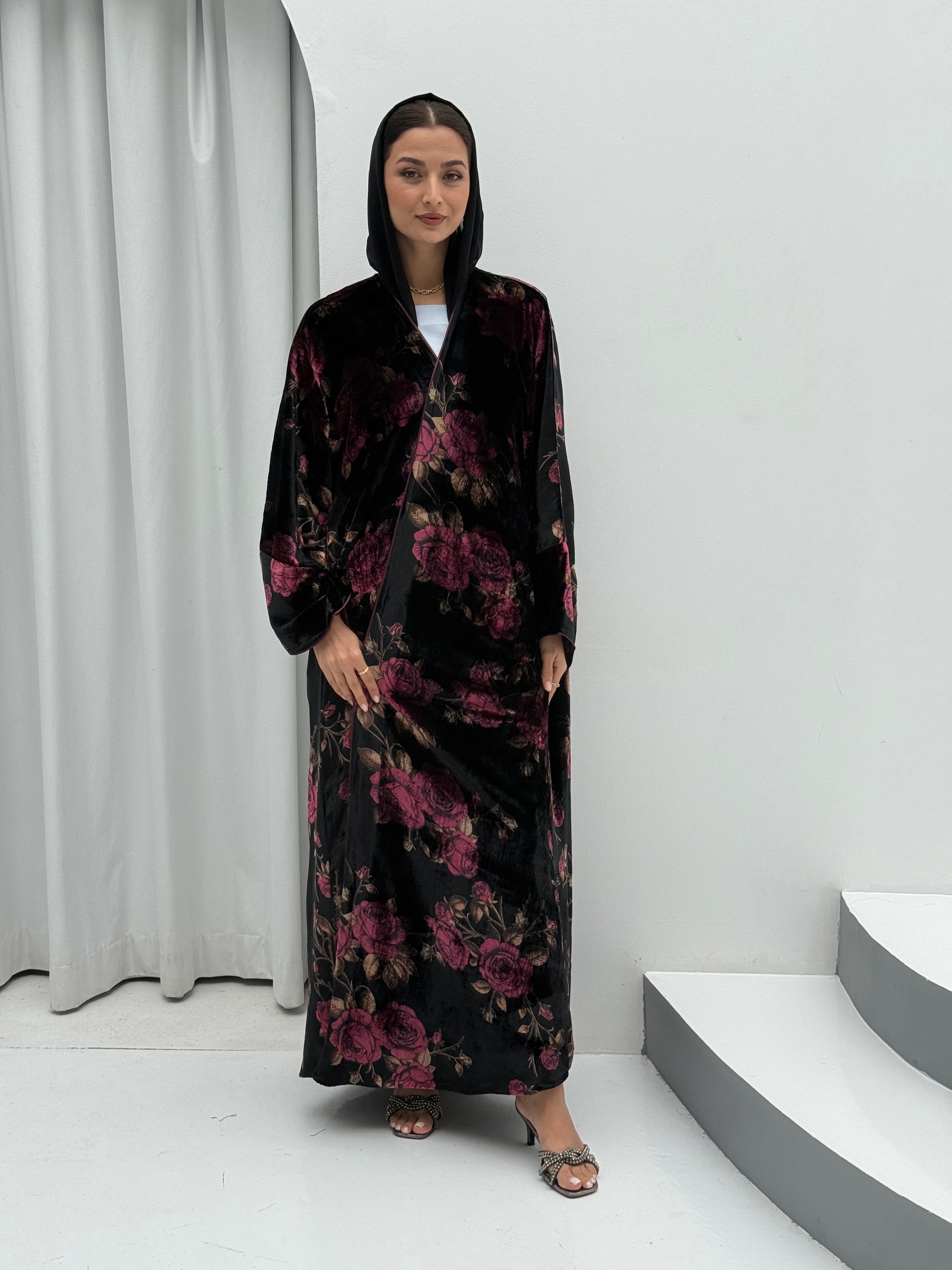 Velvet Embrace Abaya - Contessa Collection