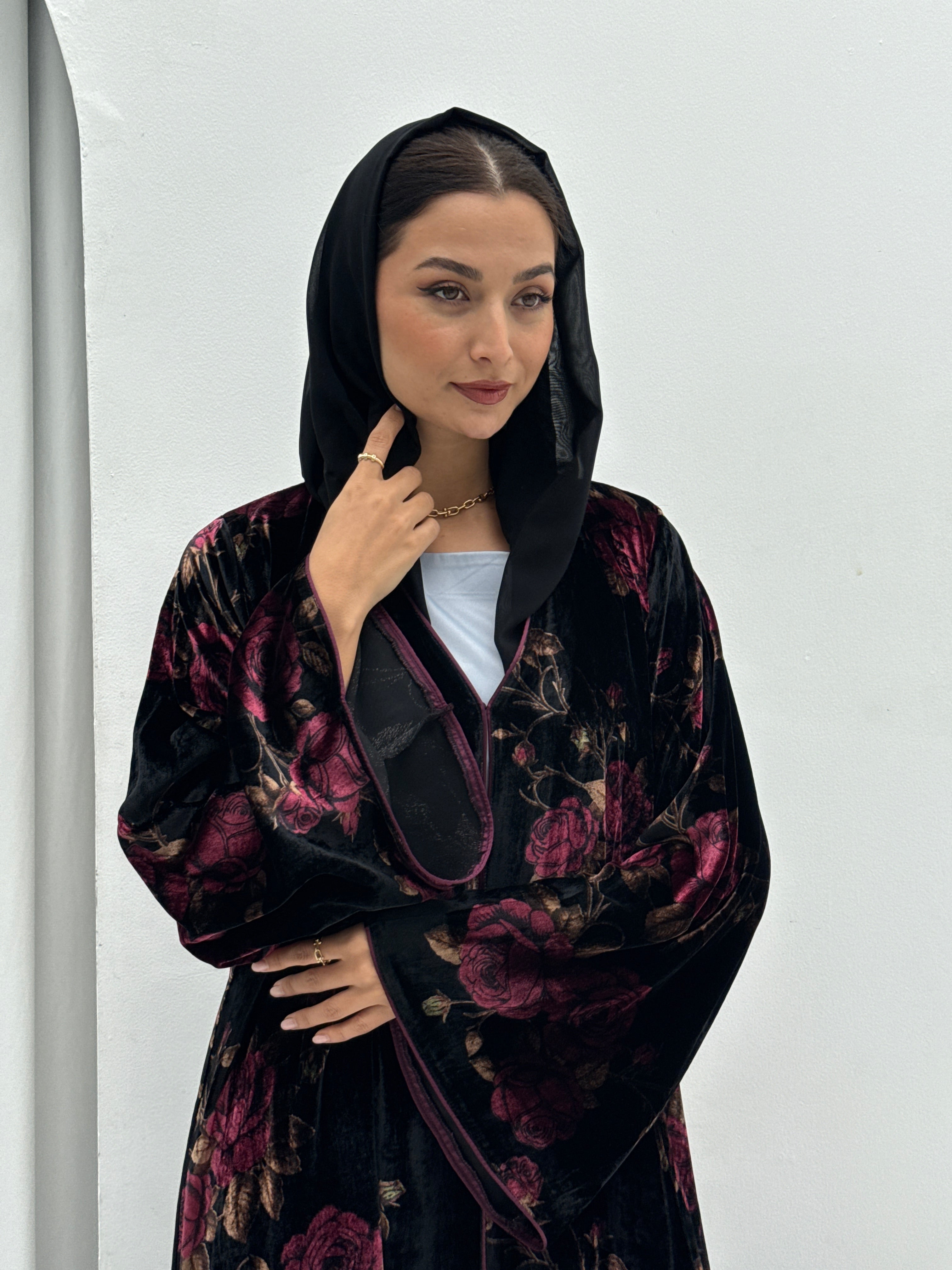 Velvet Embrace Abaya - Contessa Collection