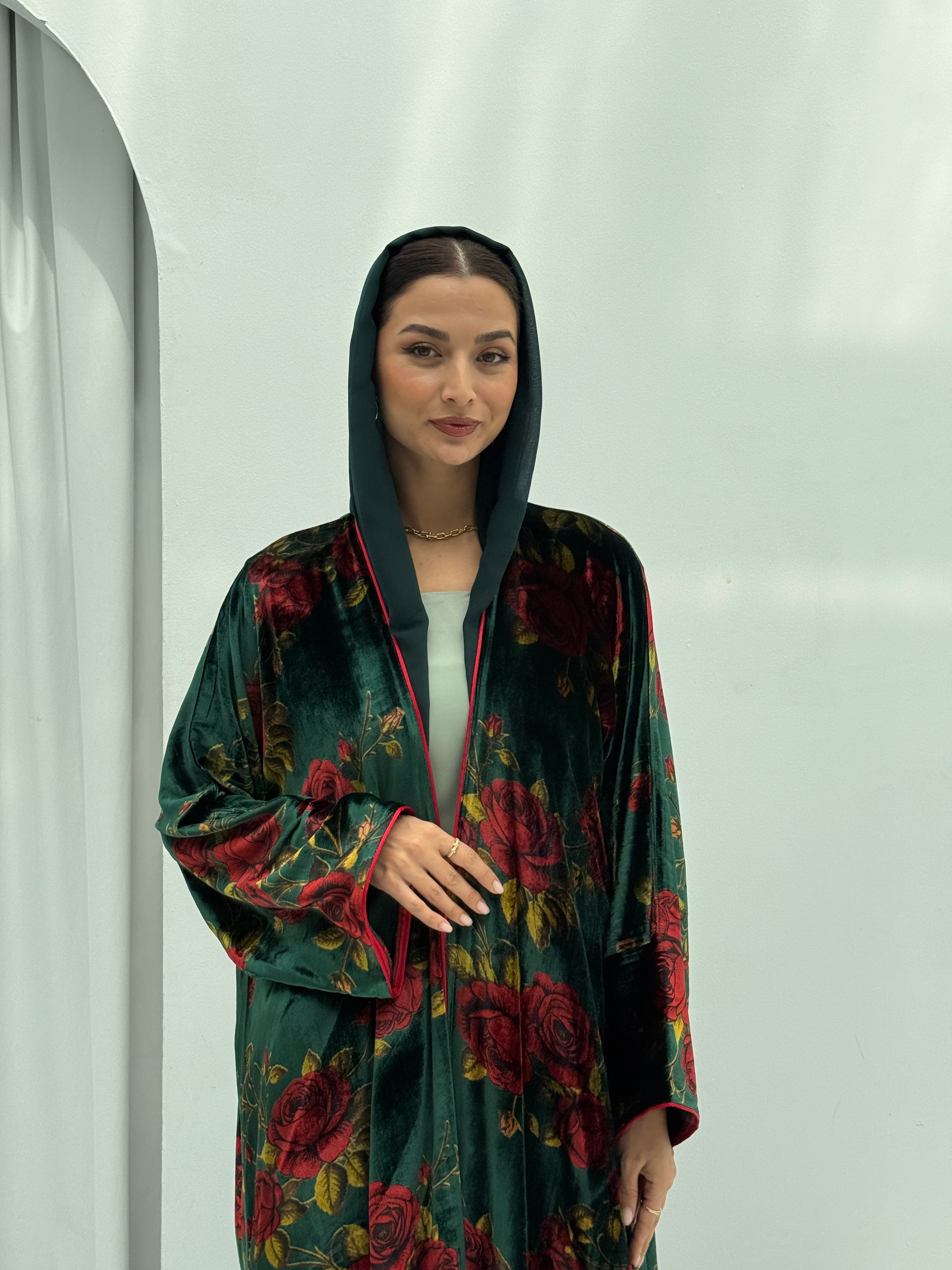 Velvet Embrace Abaya - Contessa Collection