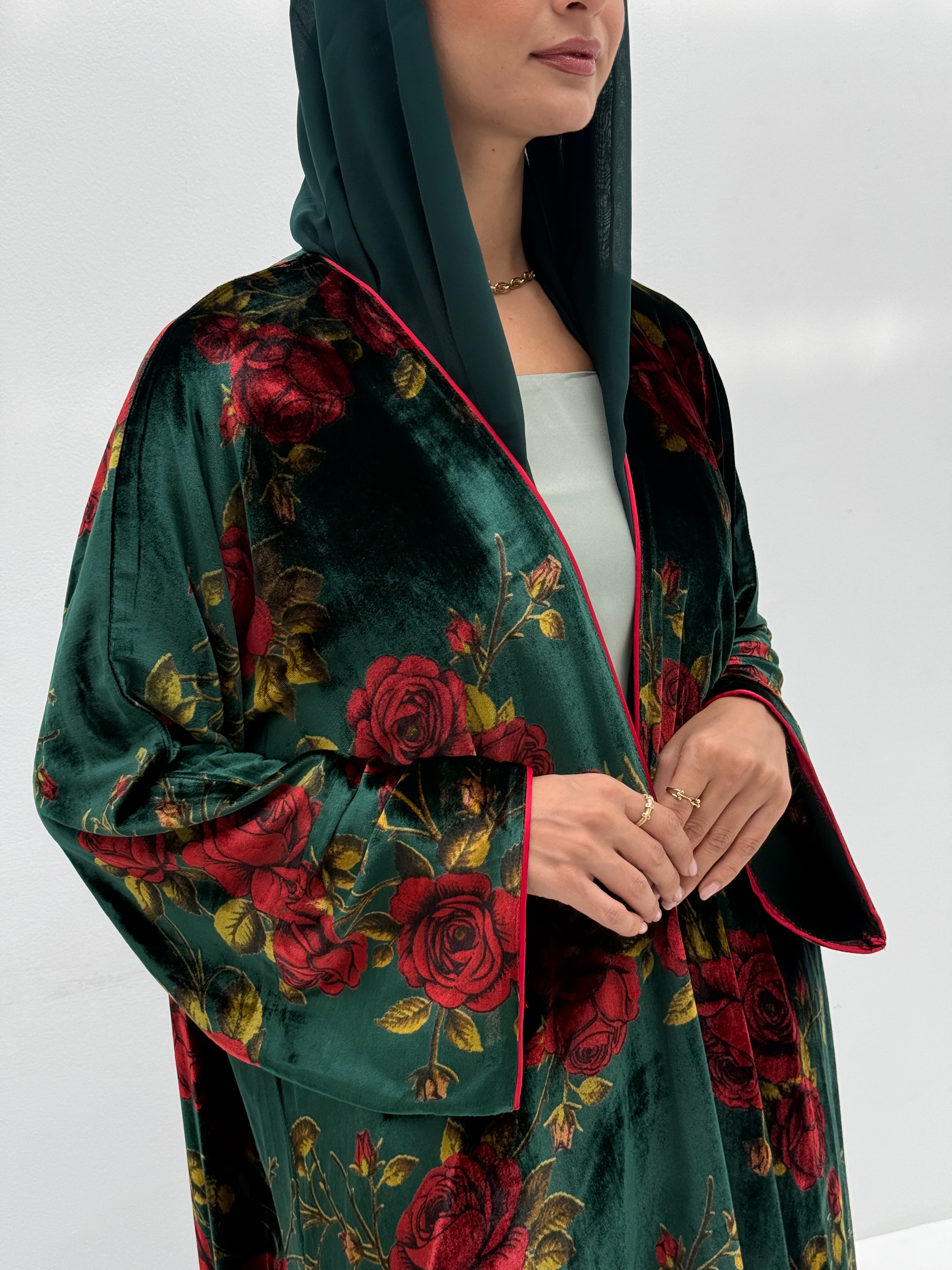 Velvet Embrace Abaya - Contessa Collection