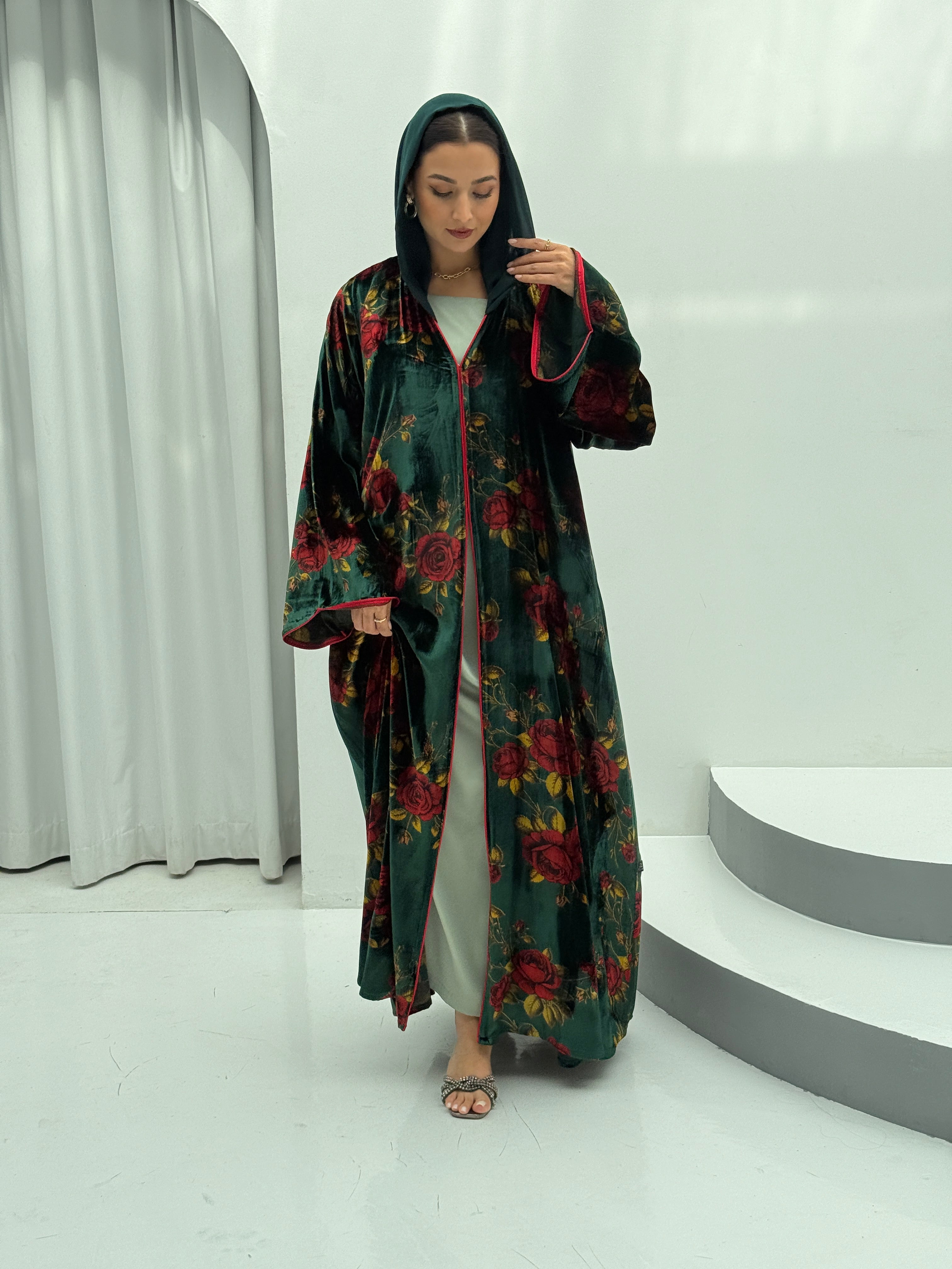 Velvet Embrace Abaya - Contessa Collection