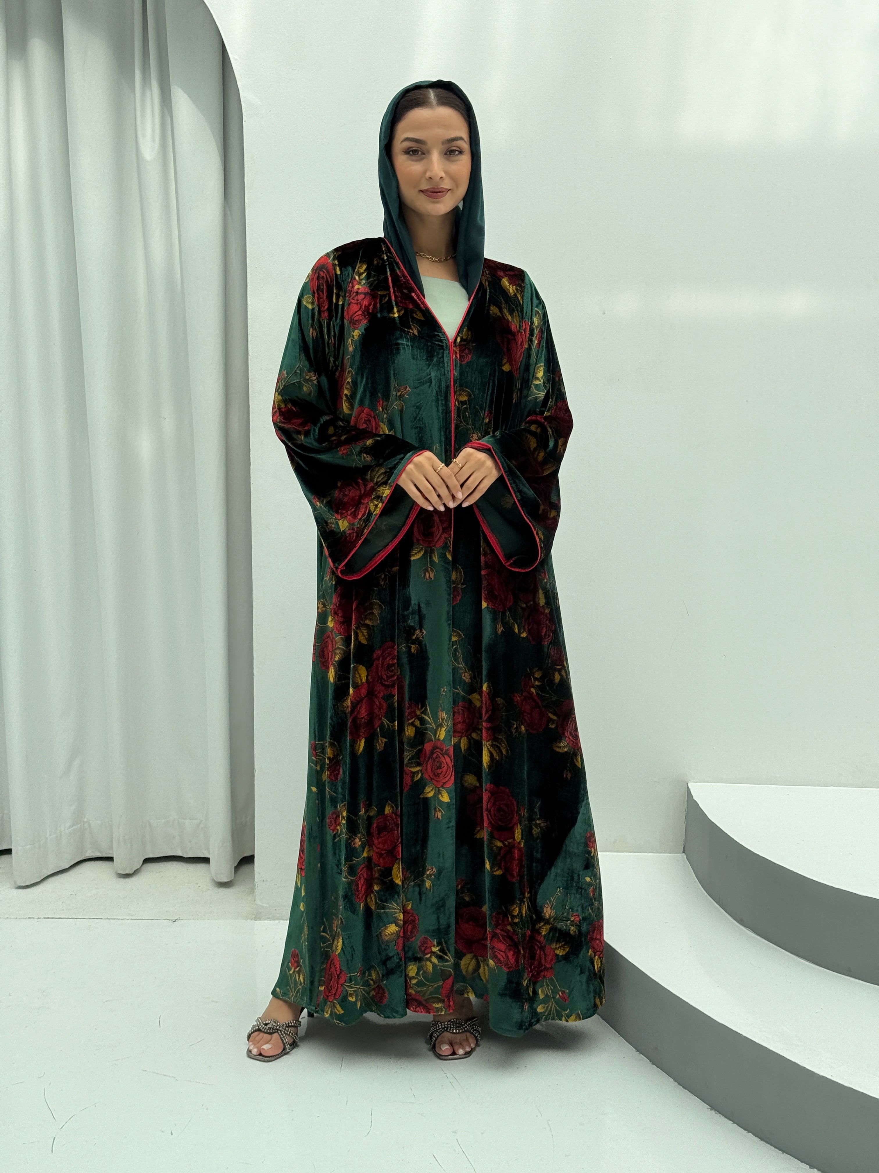 Velvet Embrace Abaya - Contessa Collection
