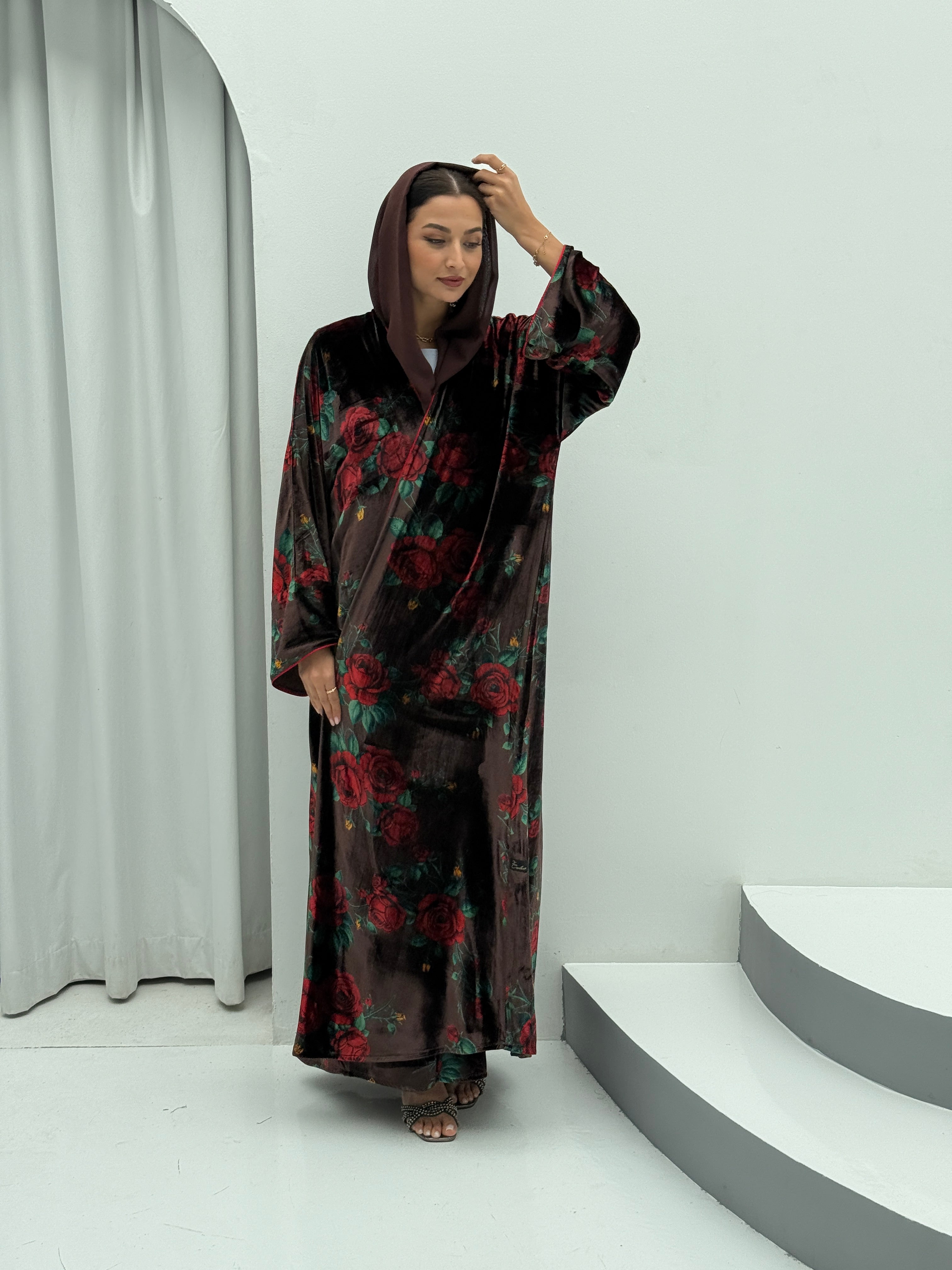Velvet Embrace Abaya - Contessa Collection