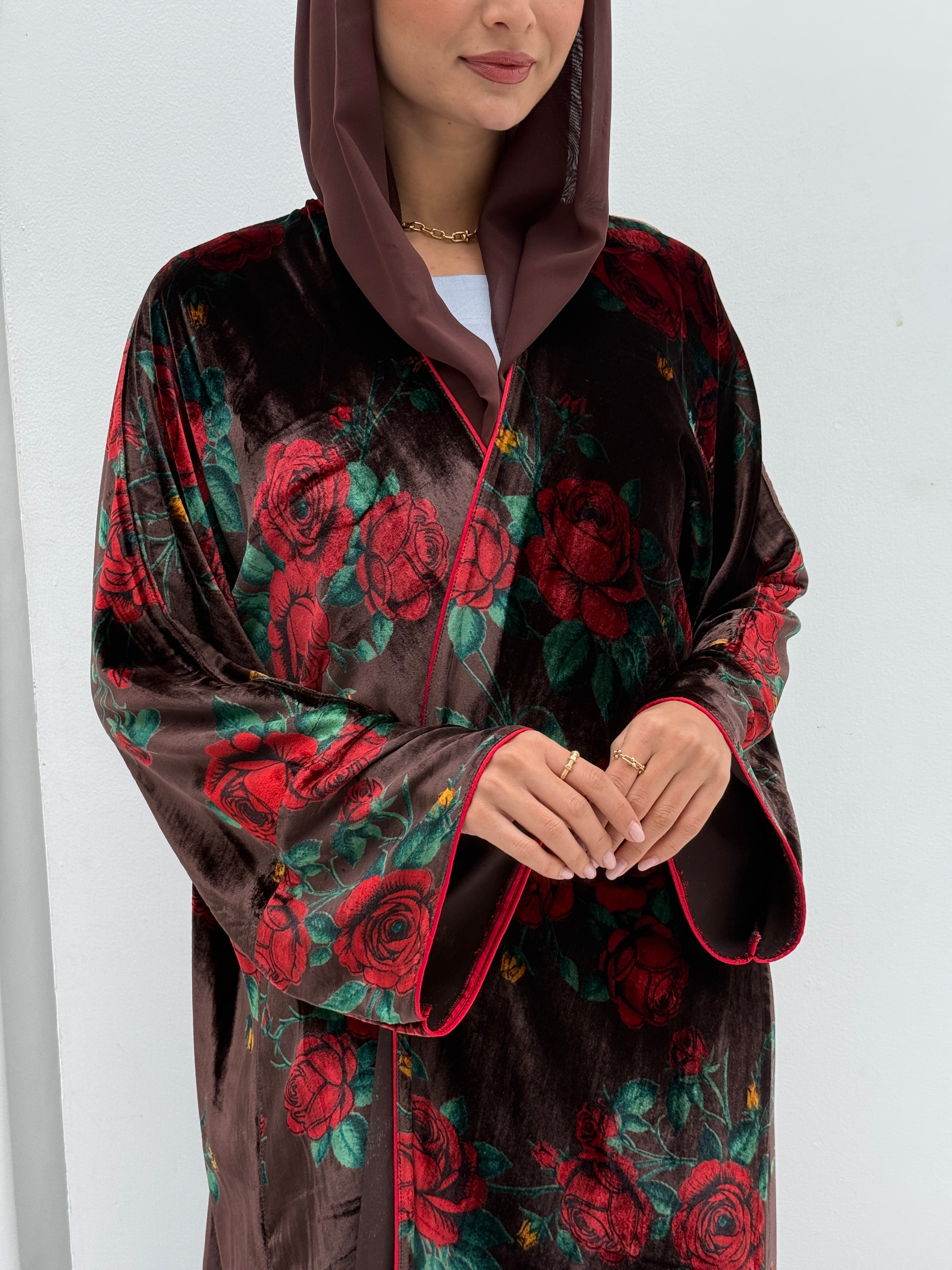 Velvet Embrace Abaya - Contessa Collection