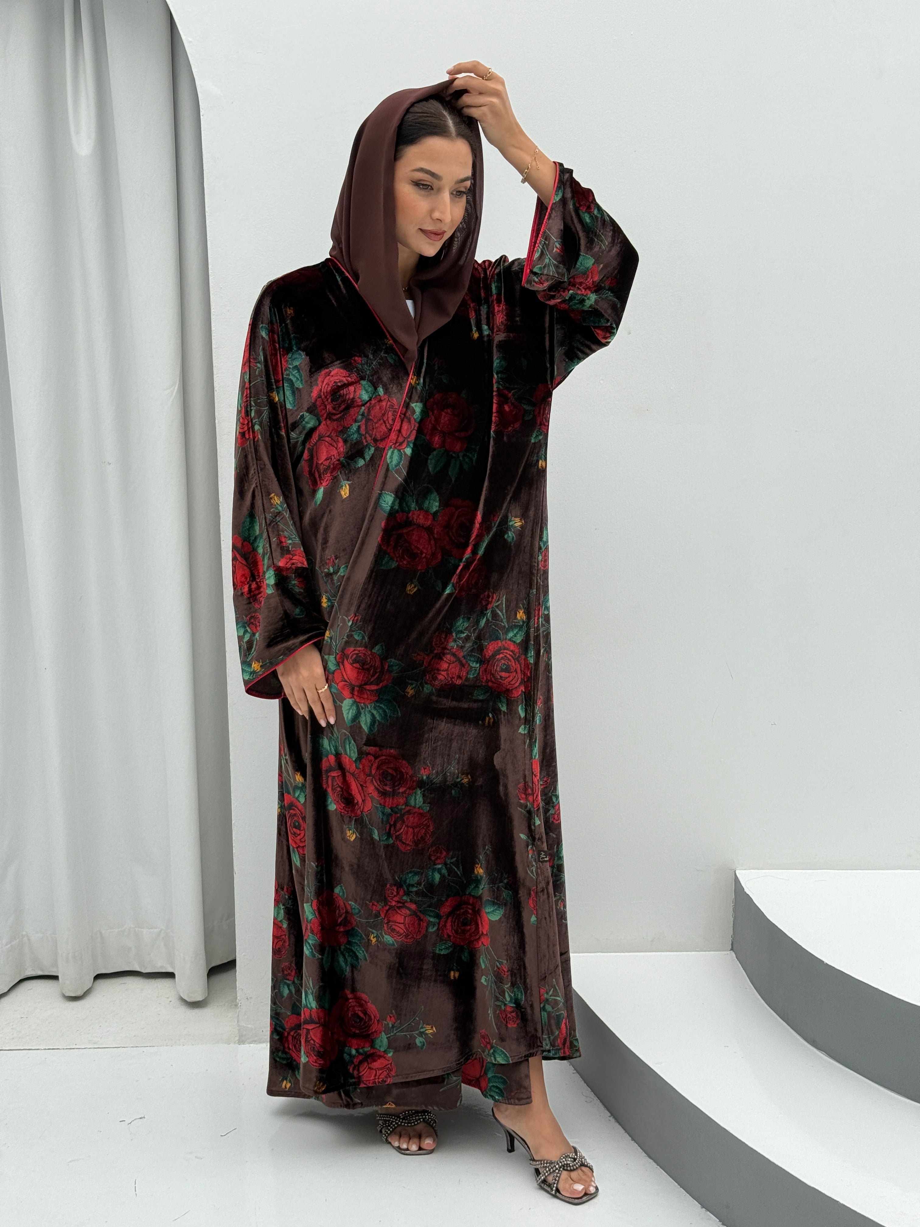 Velvet Embrace Abaya - Contessa Collection