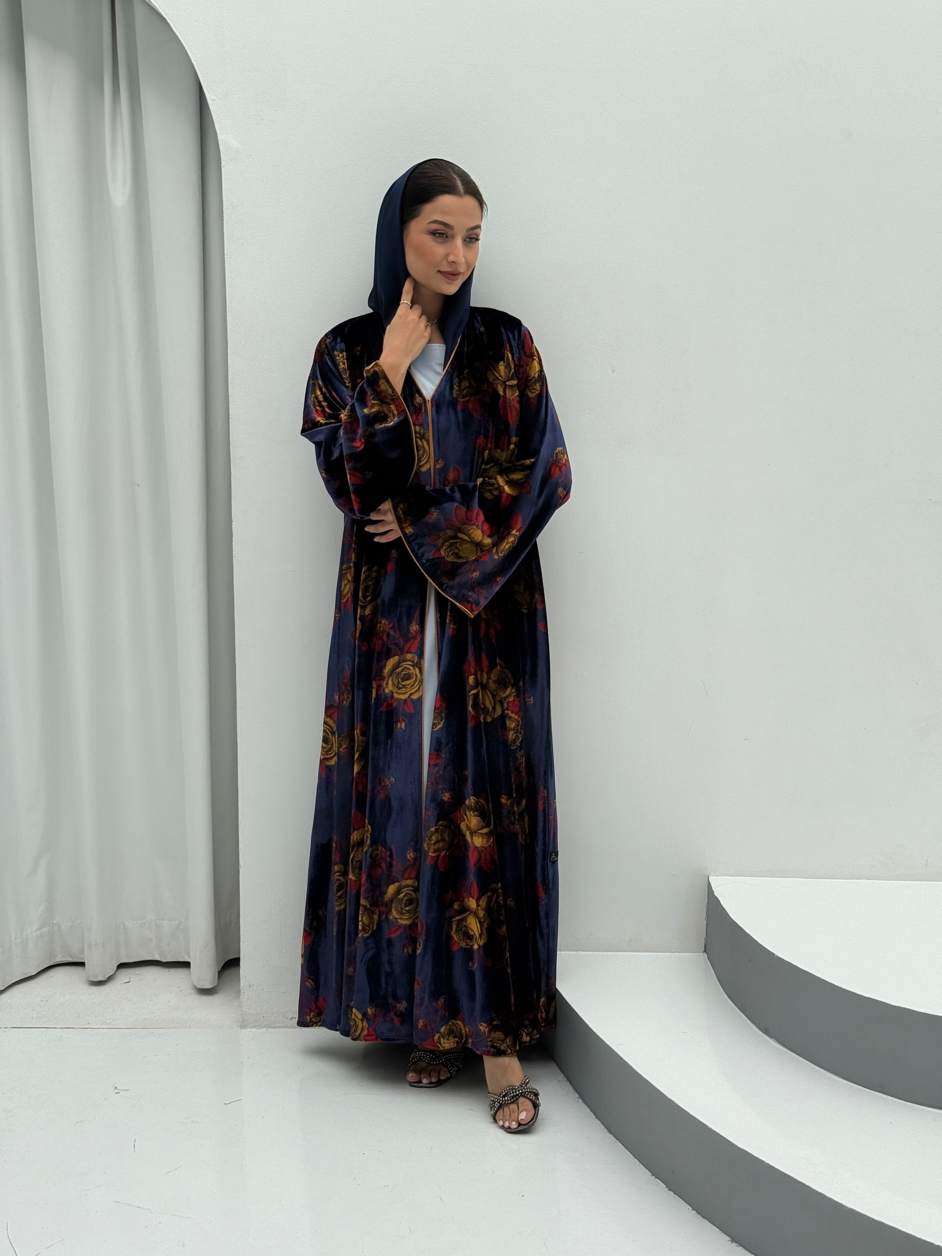 Velvet Embrace Abaya - Contessa Collection