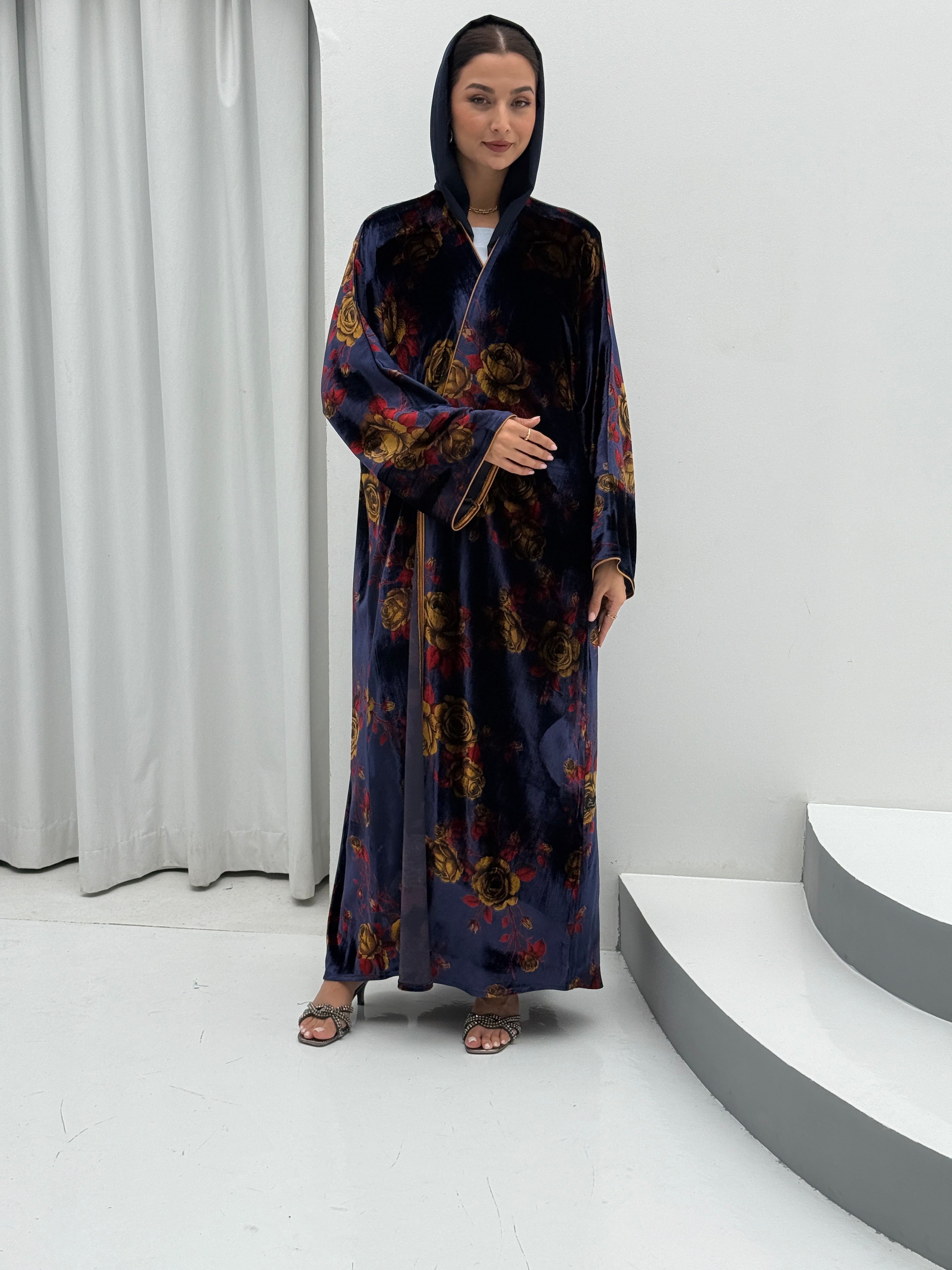 Velvet Embrace Abaya - Contessa Collection