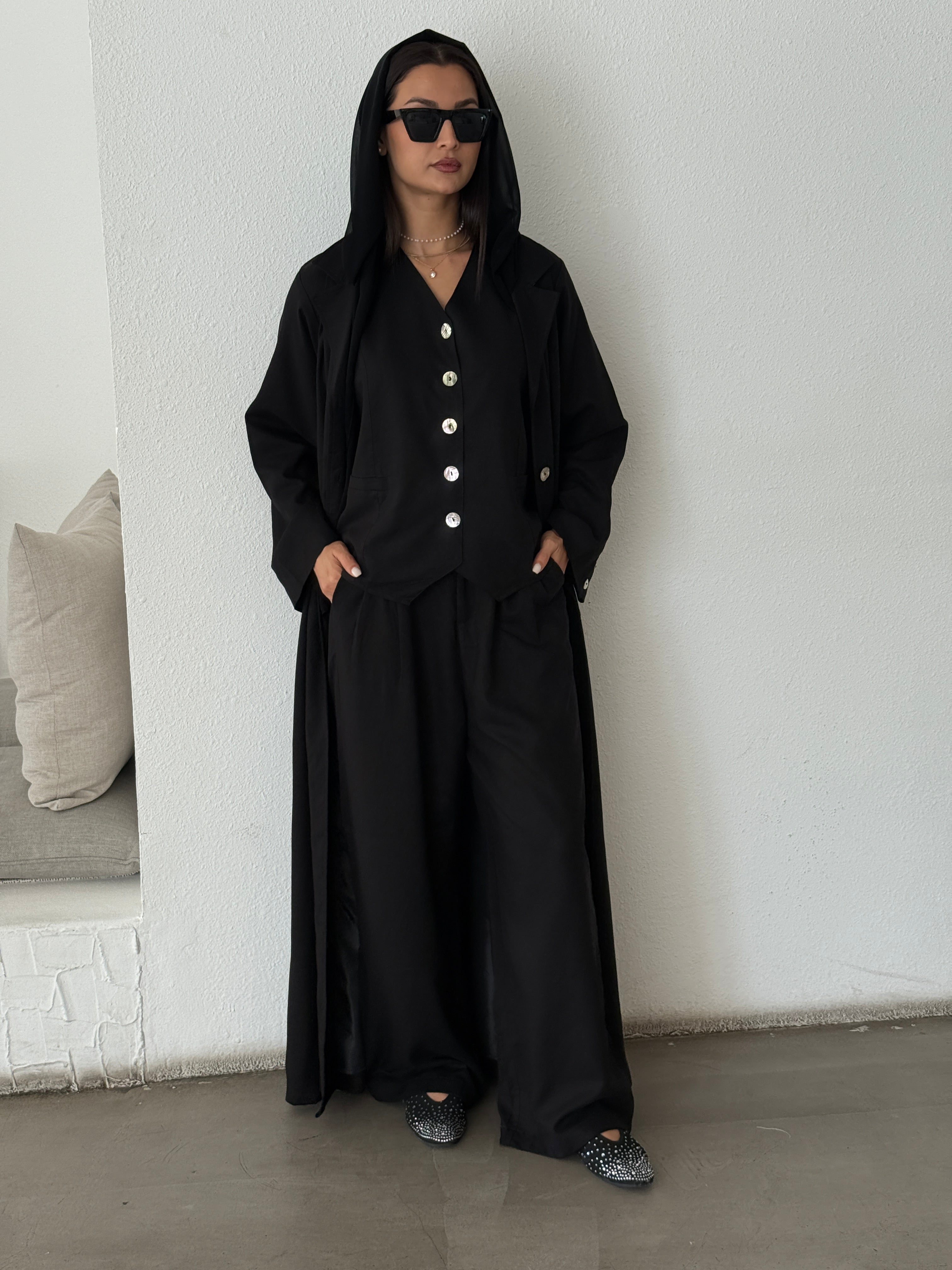 Wind Abaya Full Set - Contessa Collection