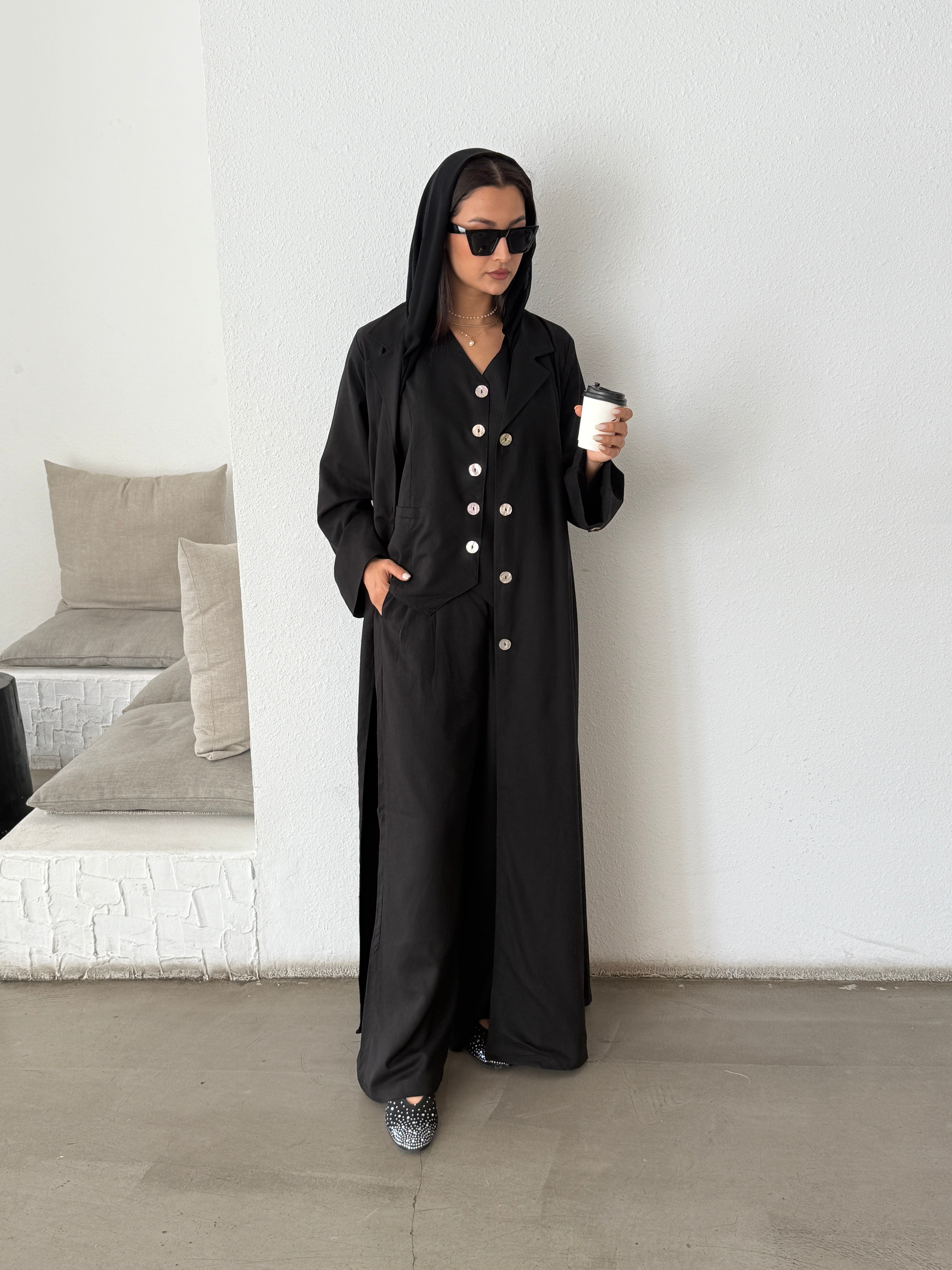 Wind Abaya Full Set - Contessa Collection