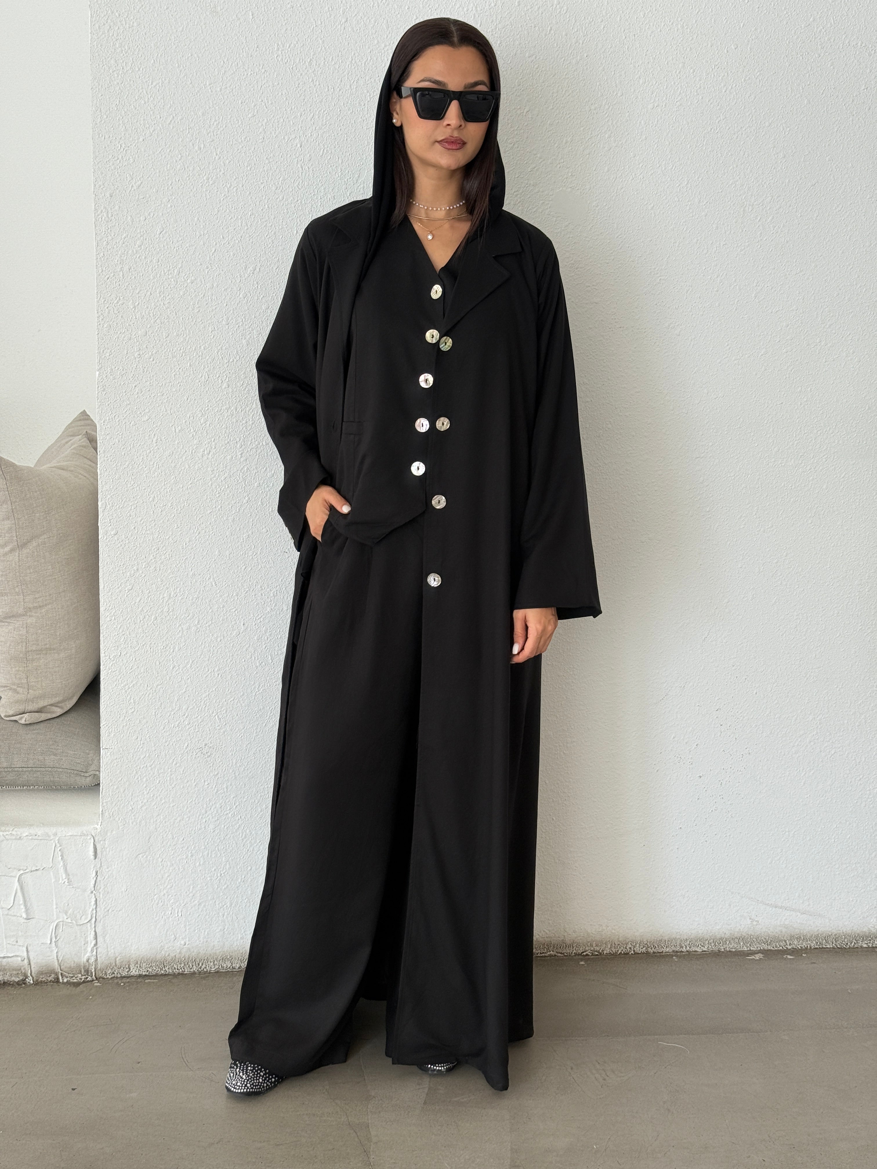 Wind Abaya Full Set - Contessa Collection