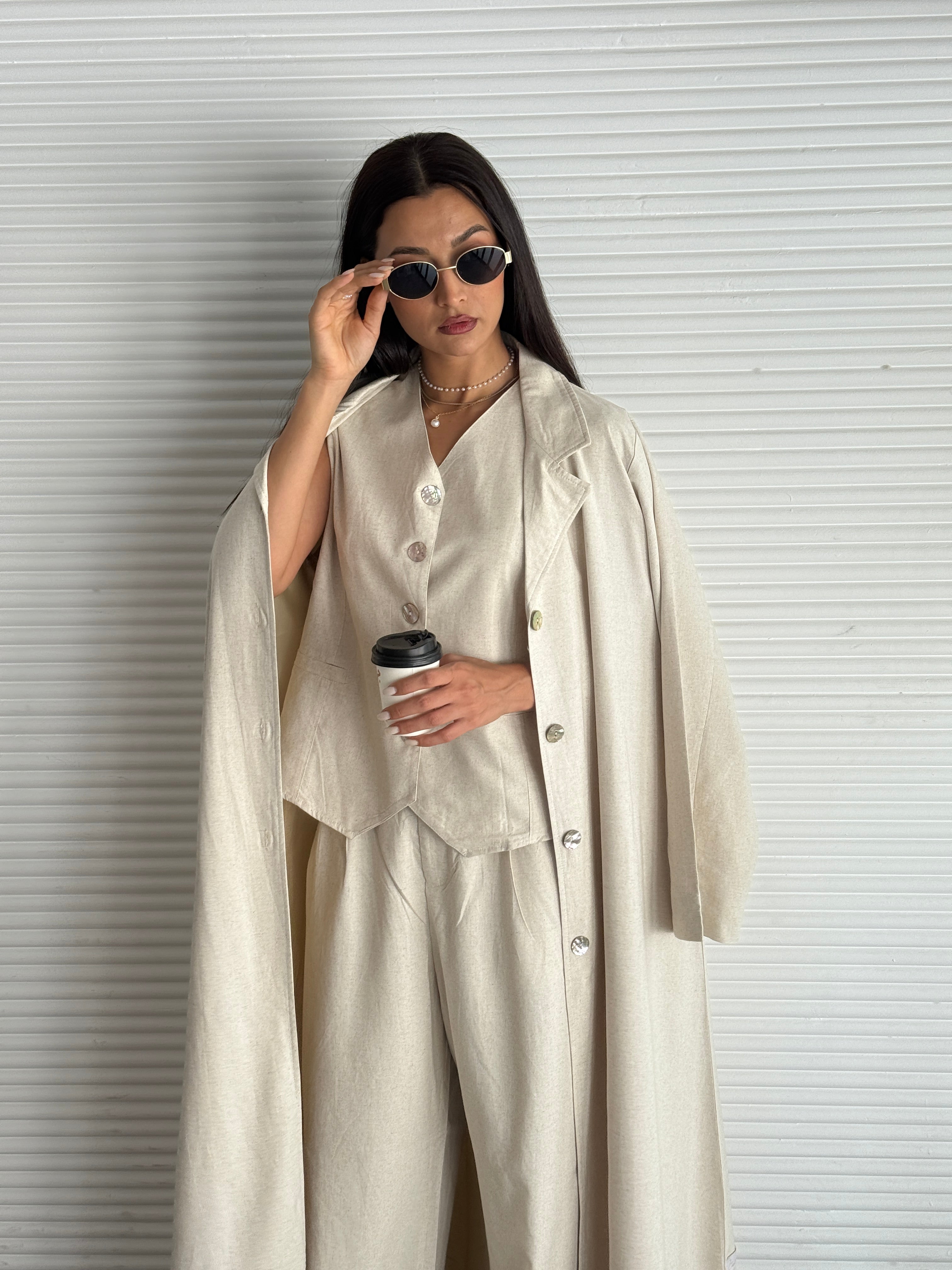 Wind Abaya Full Set - Contessa Collection