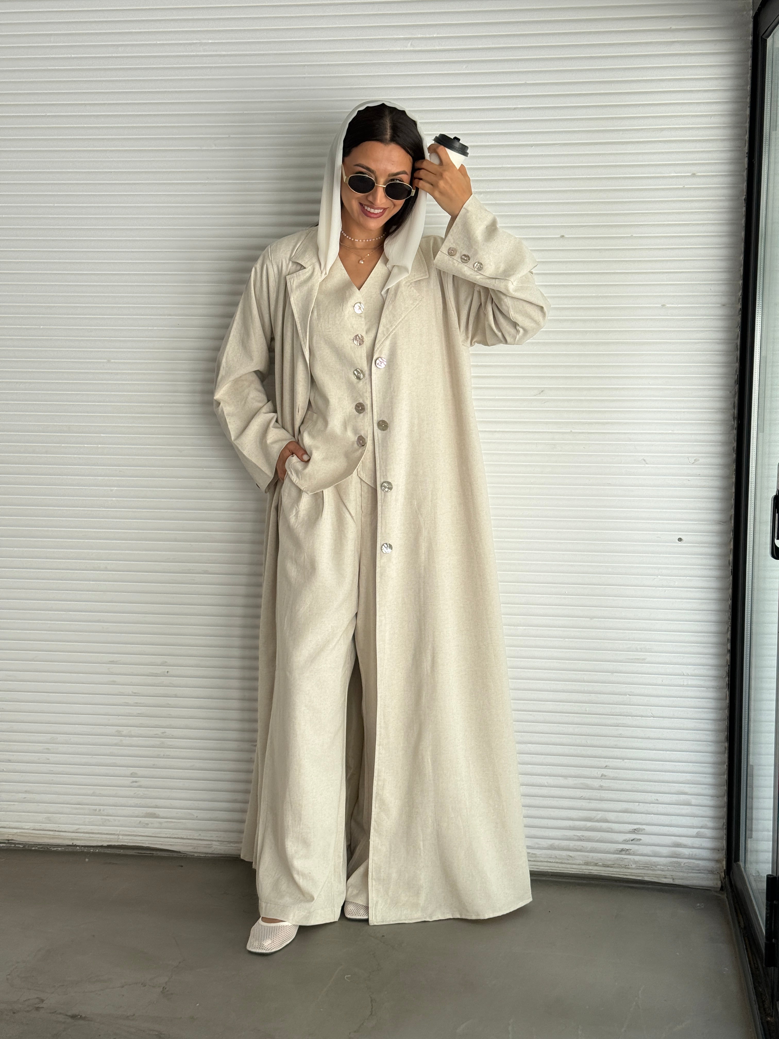 Wind Abaya Full Set - Contessa Collection