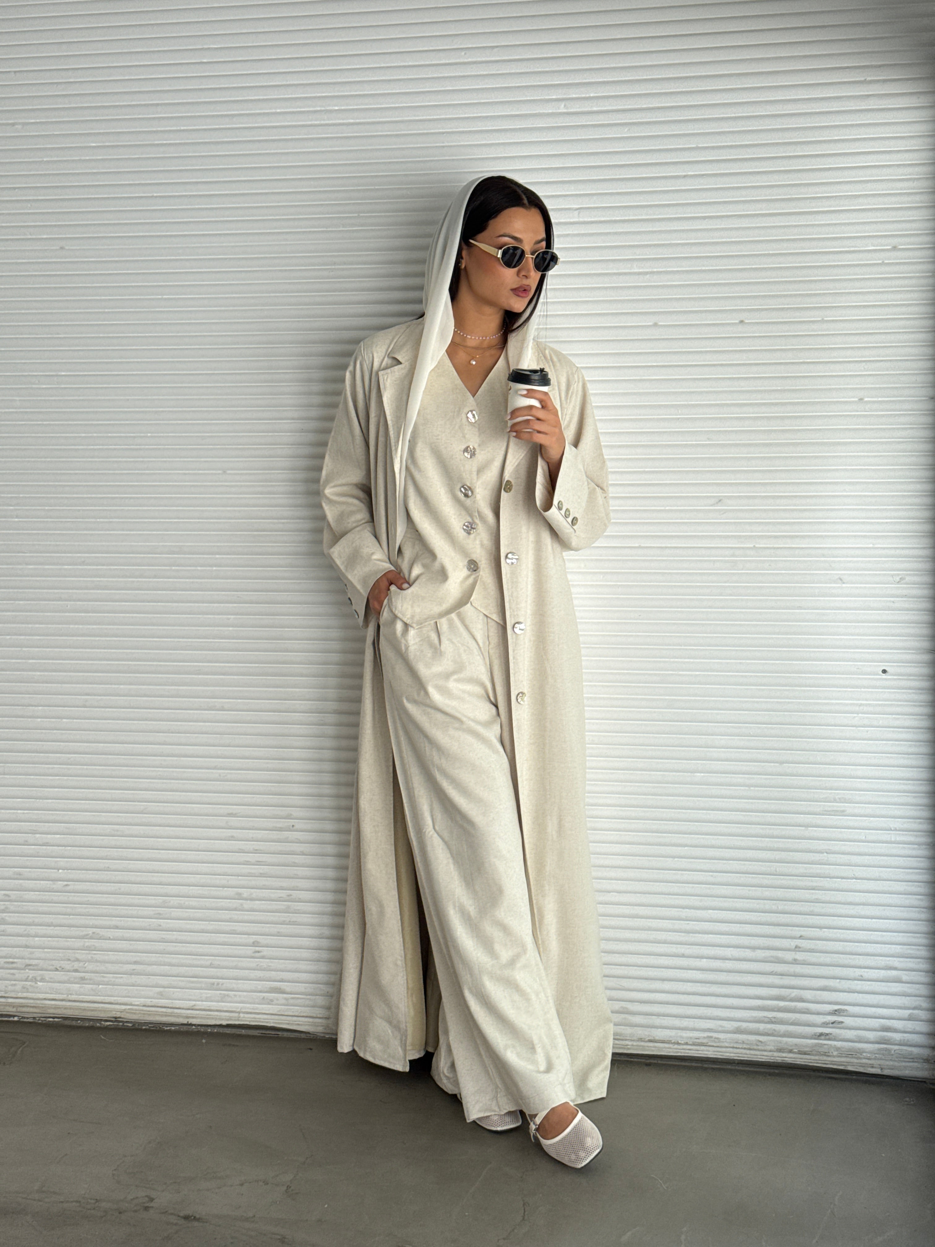 Wind Abaya Full Set - Contessa Collection