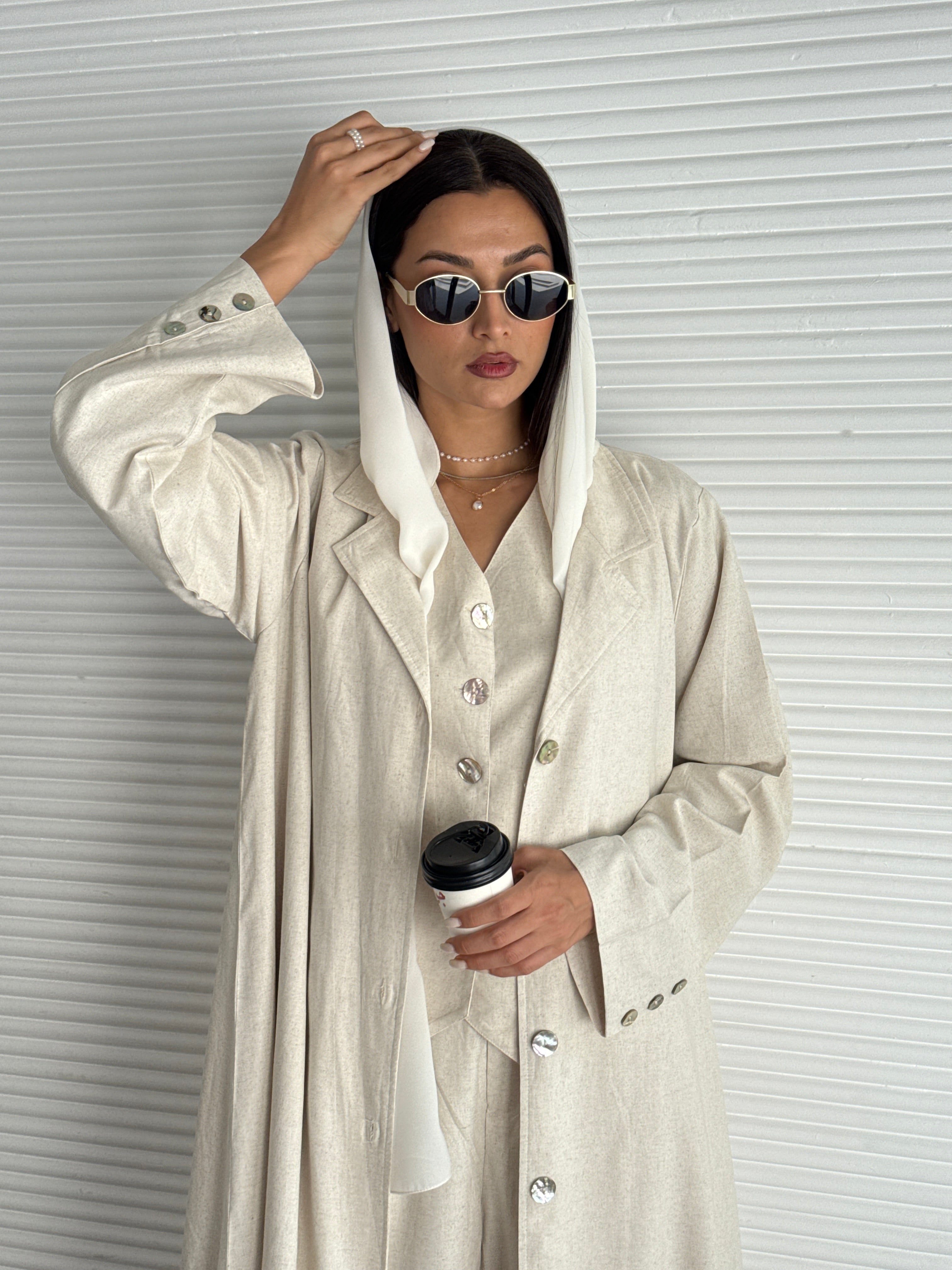 Wind Abaya Full Set - Contessa Collection