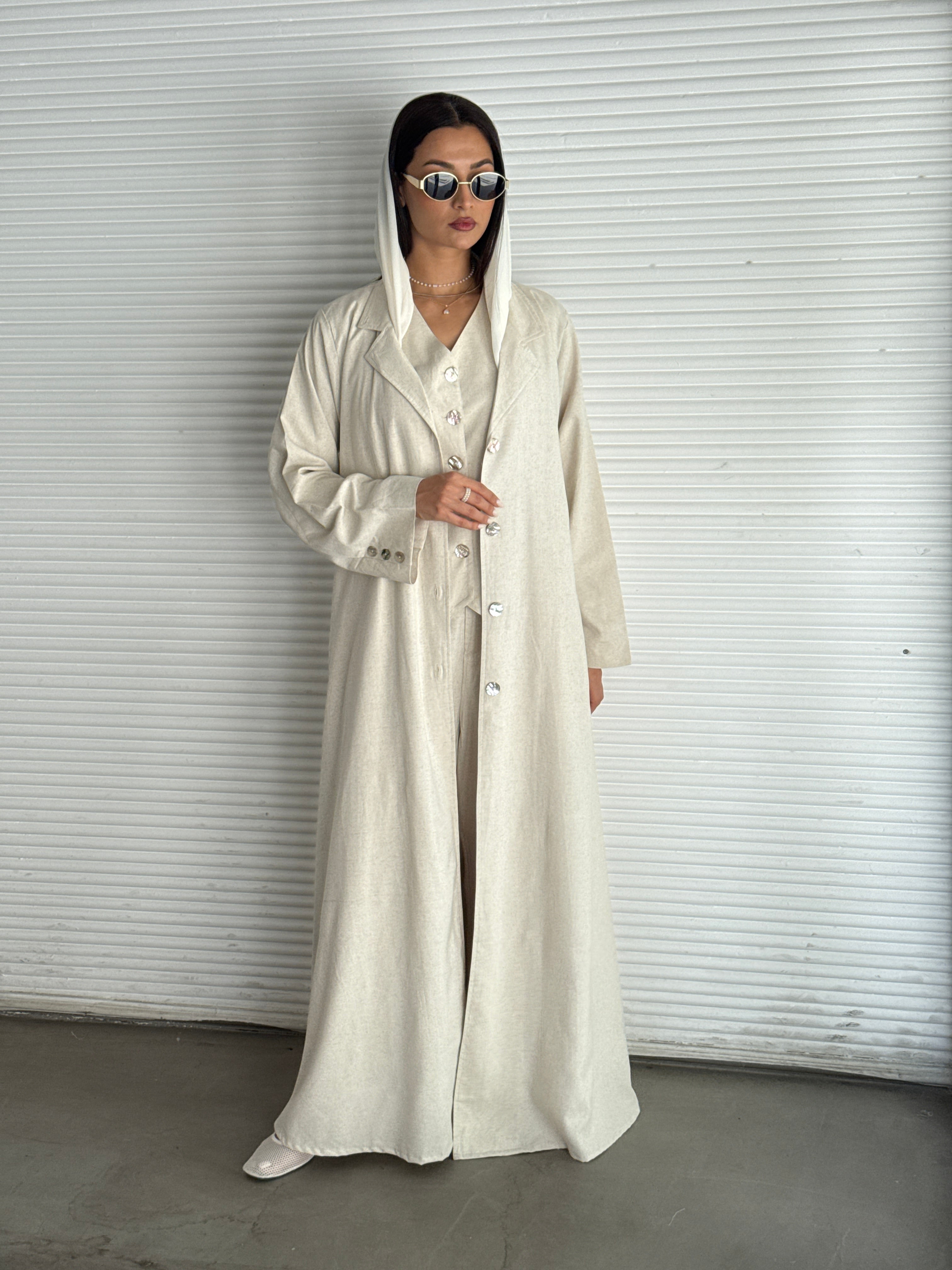 Wind Abaya Full Set - Contessa Collection