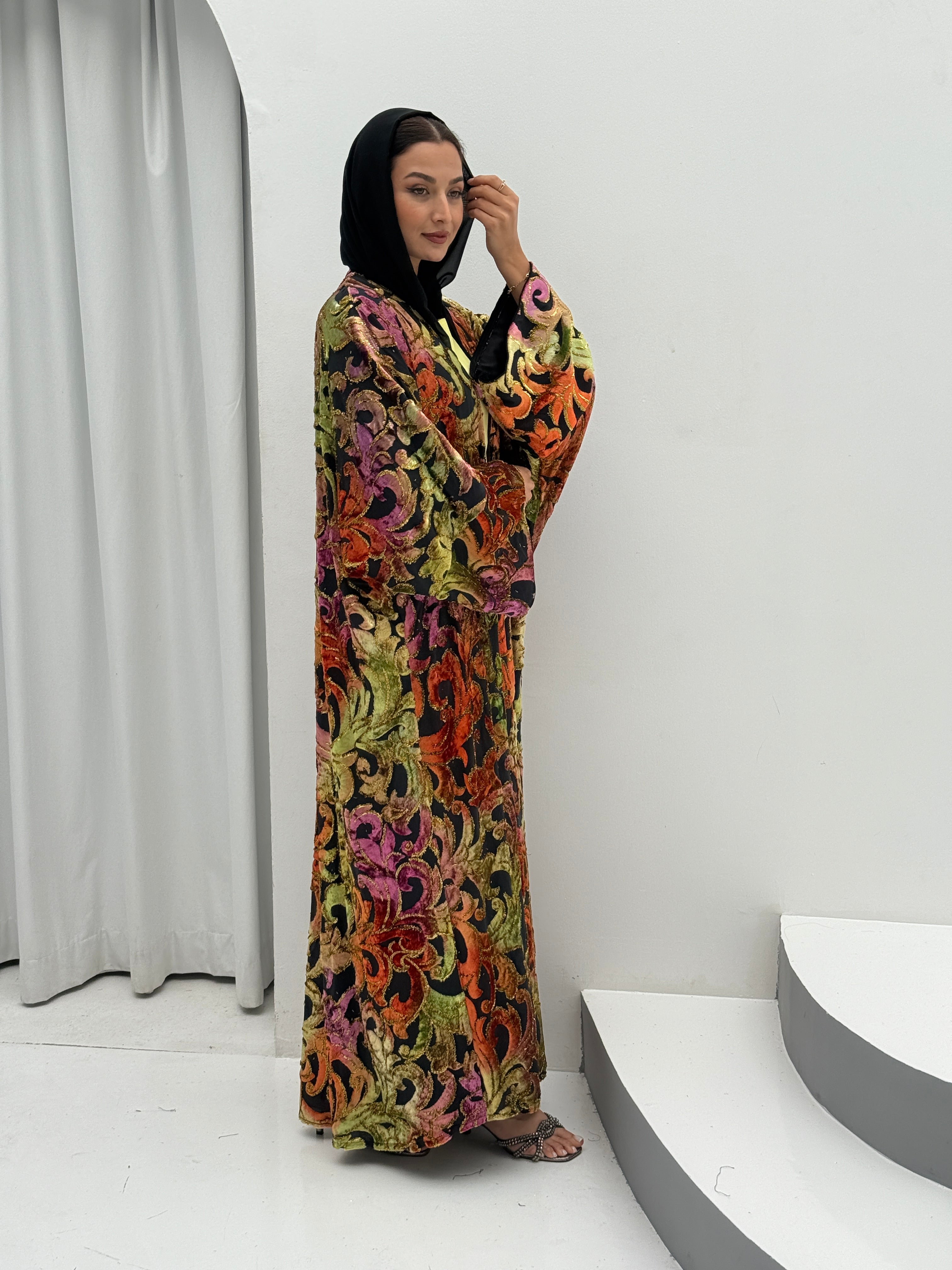 Winter Breaths Velvet Abaya - Contessa Collection