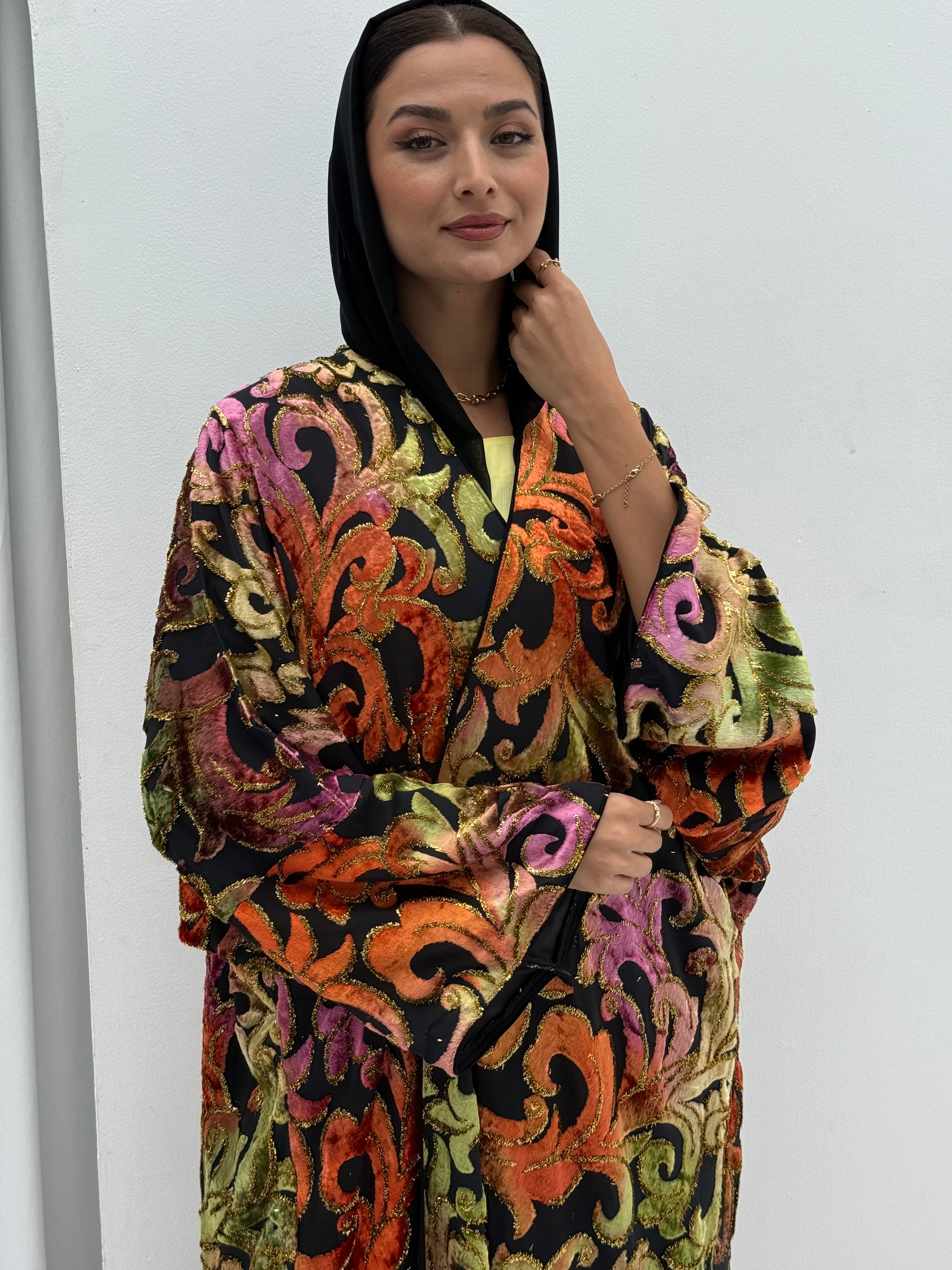 Winter Breaths Velvet Abaya - Contessa Collection