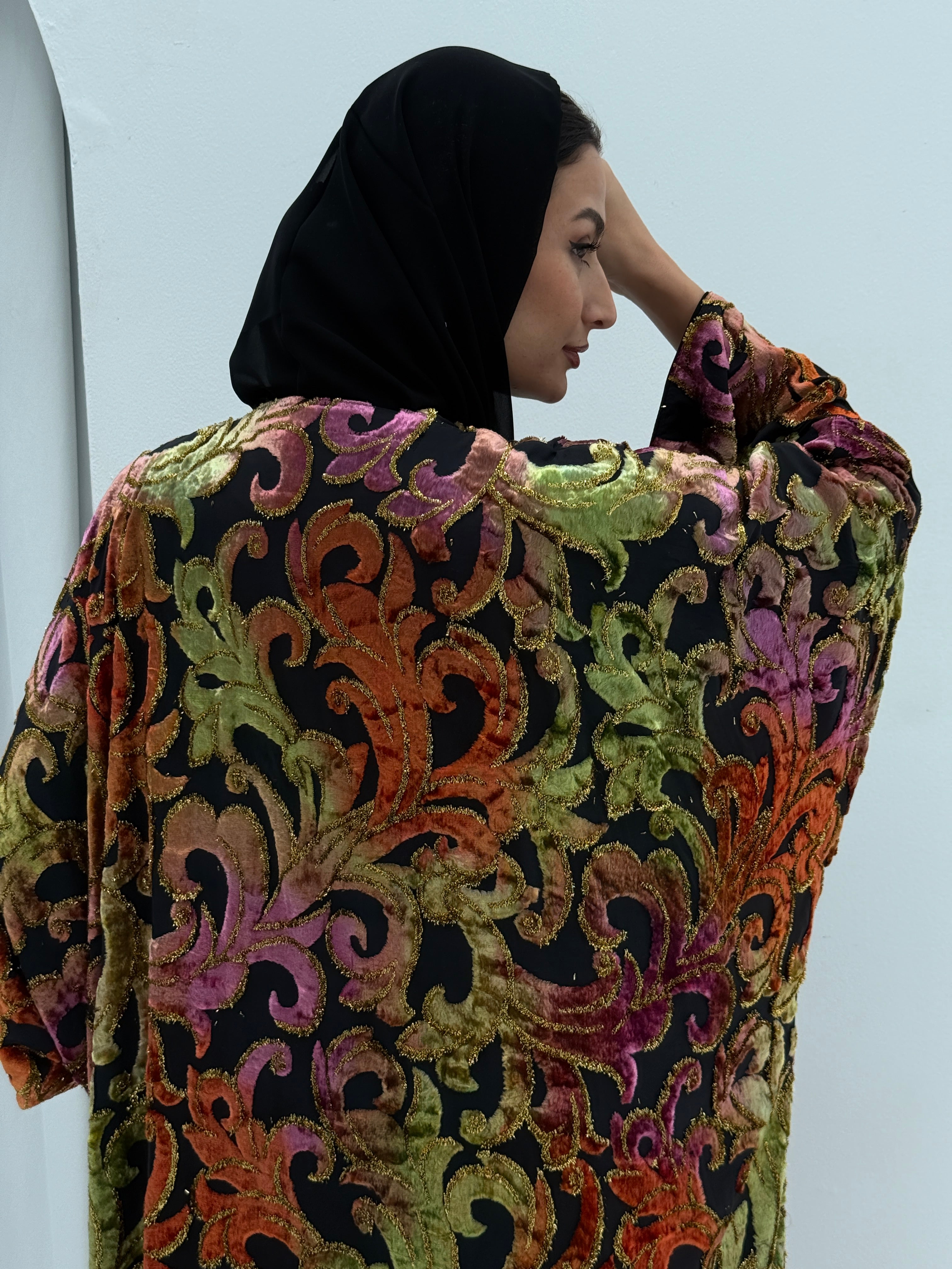 Winter Breaths Velvet Abaya - Contessa Collection
