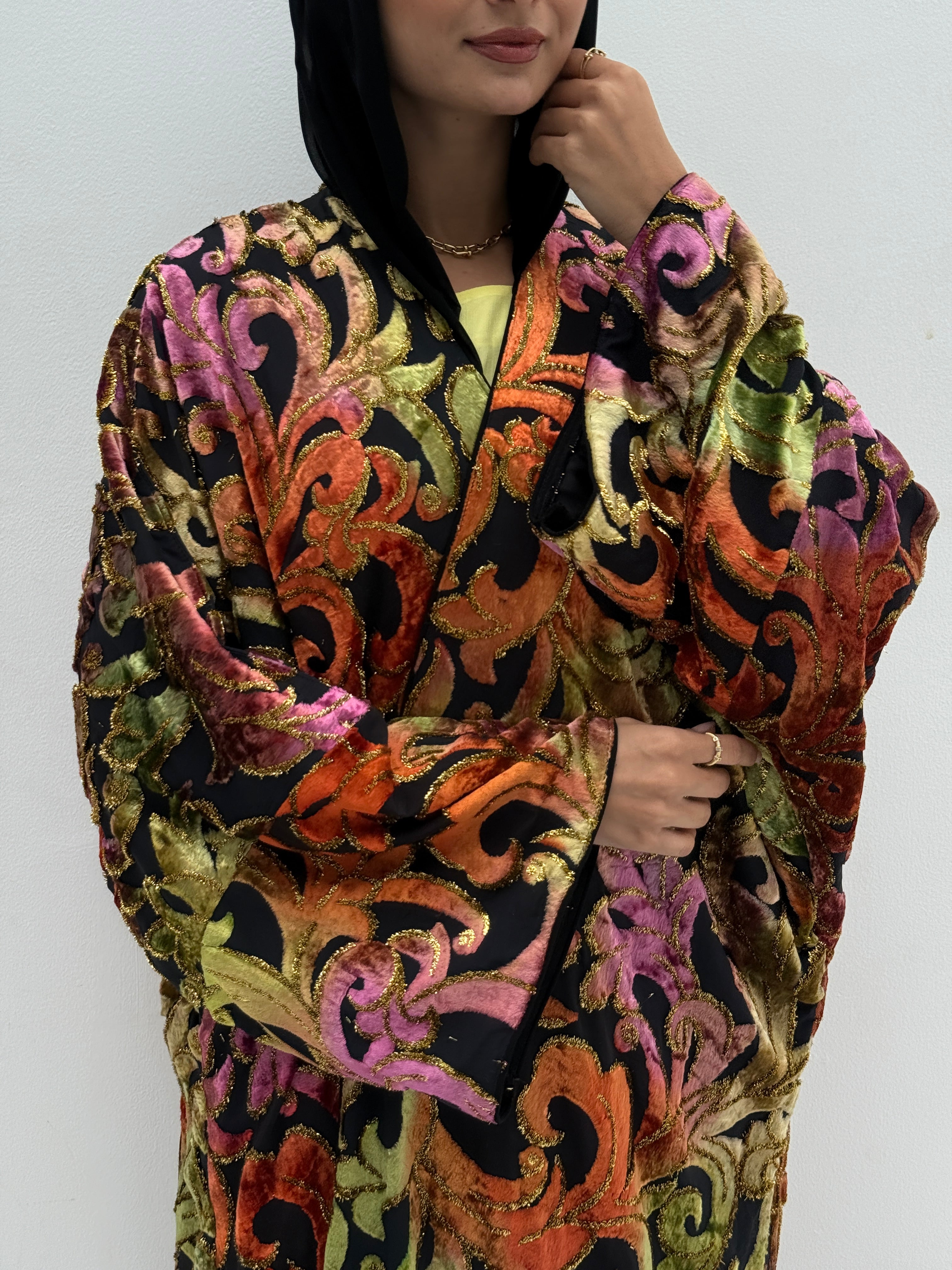 Winter Breaths Velvet Abaya - Contessa Collection