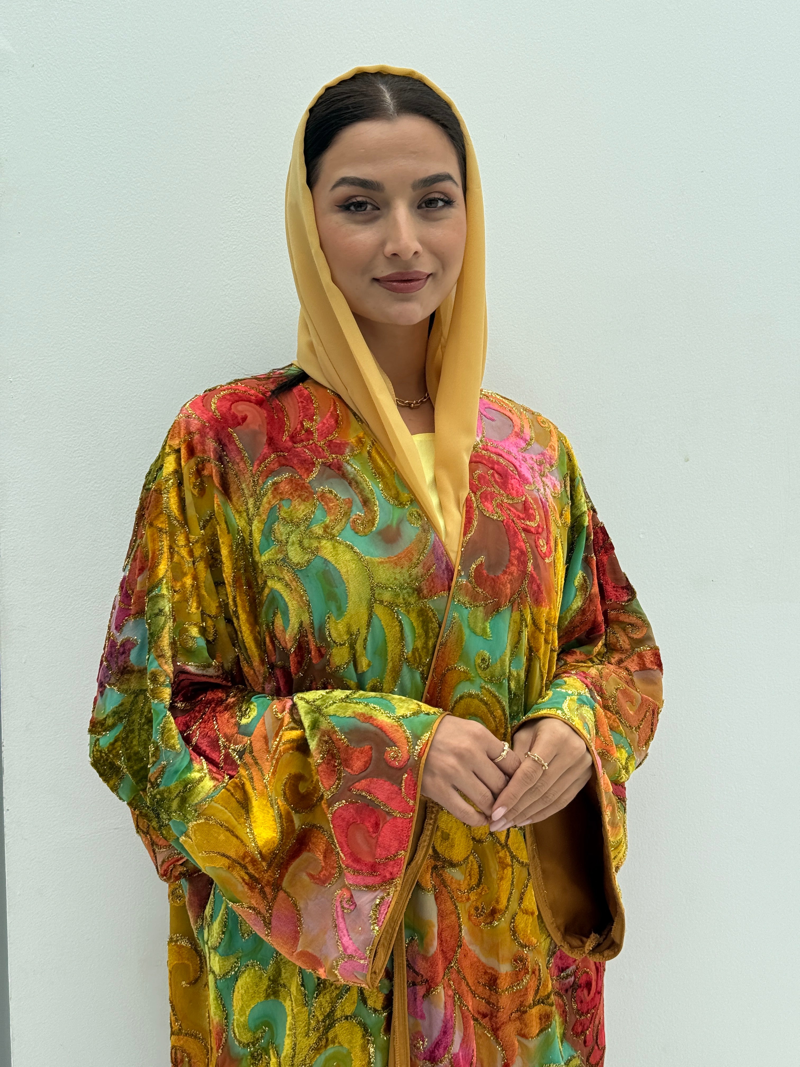 Winter Breaths Velvet Abaya - Contessa Collection