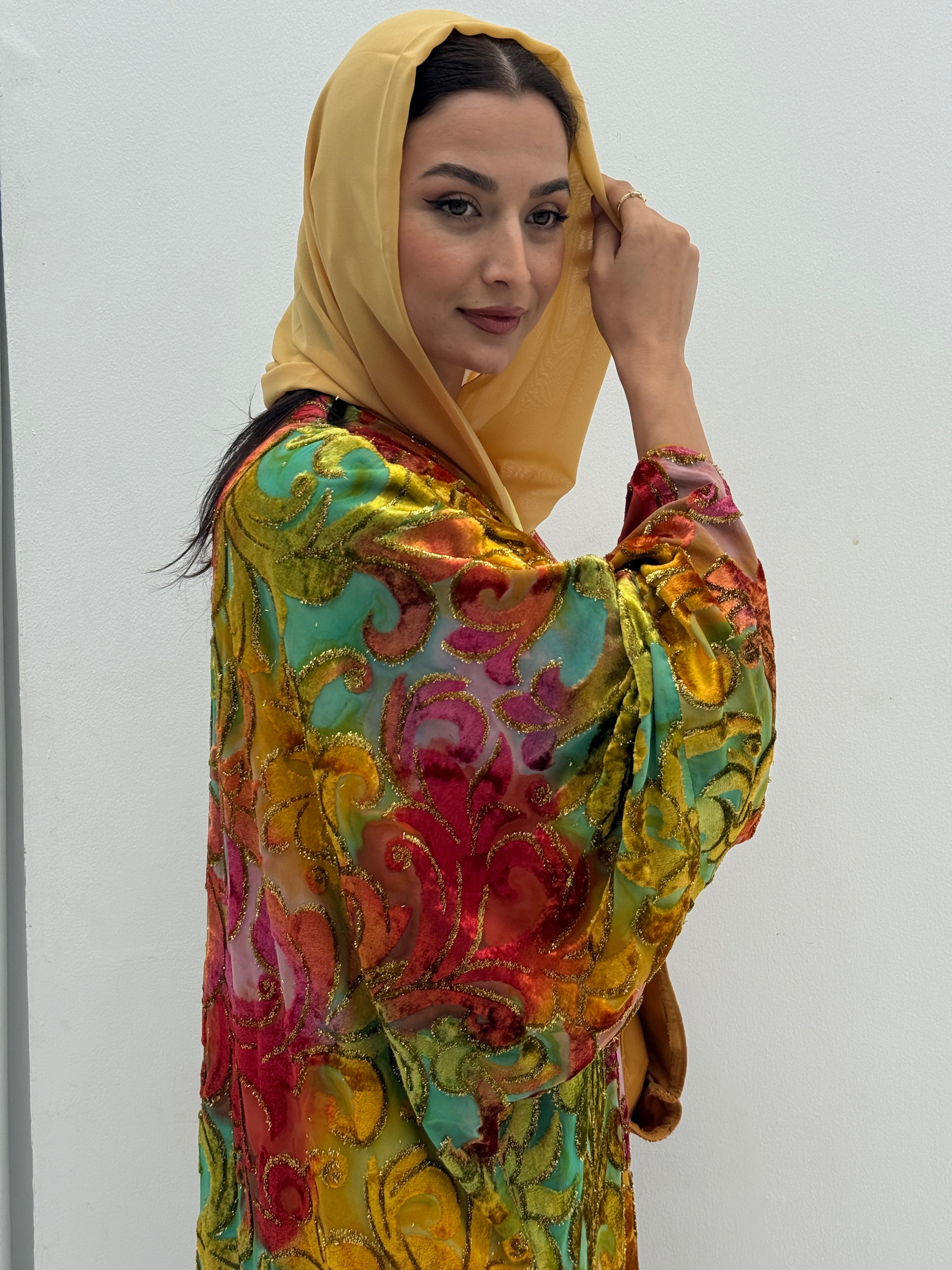 Winter Breaths Velvet Abaya - Contessa Collection