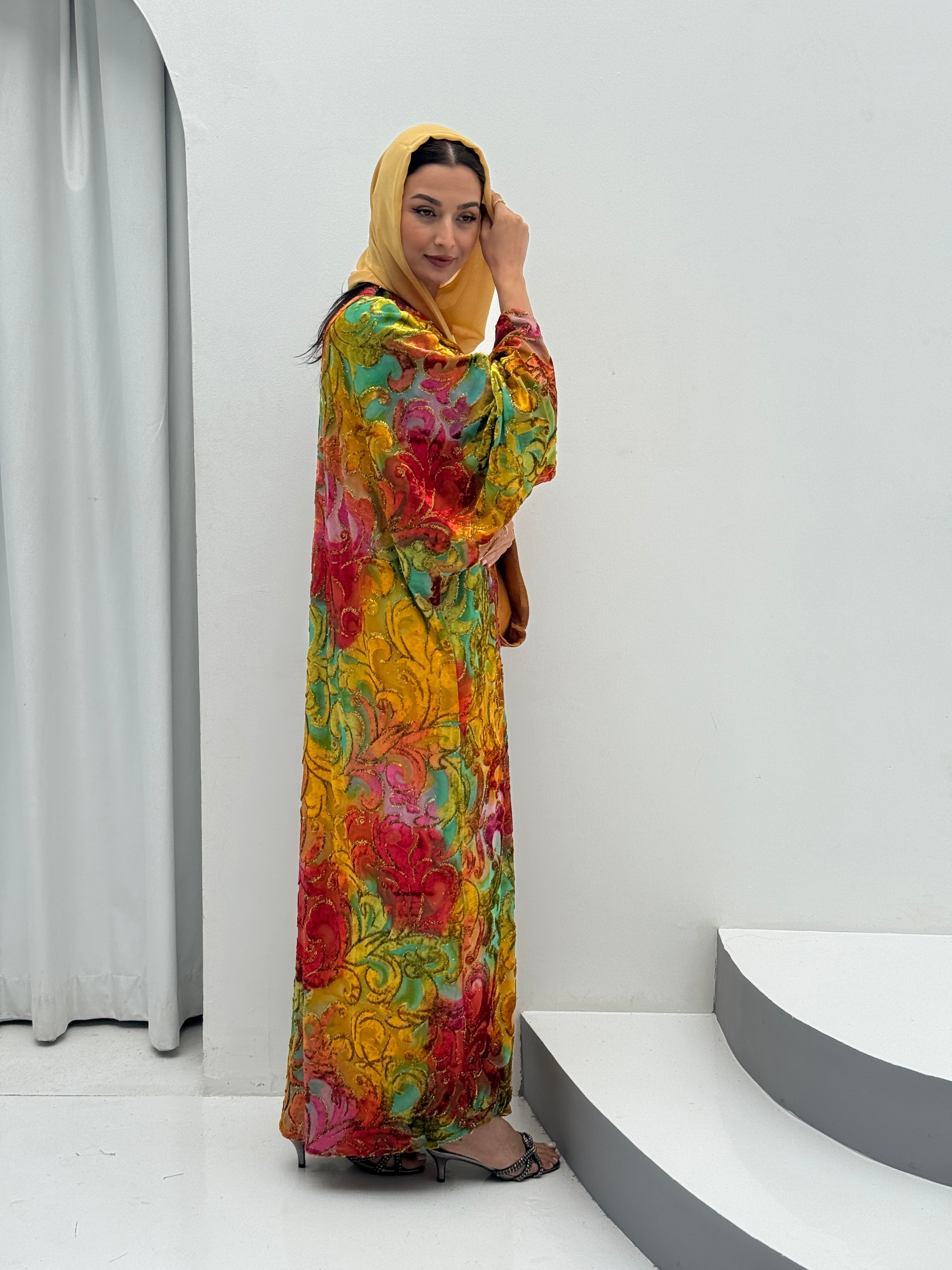 Winter Breaths Velvet Abaya - Contessa Collection