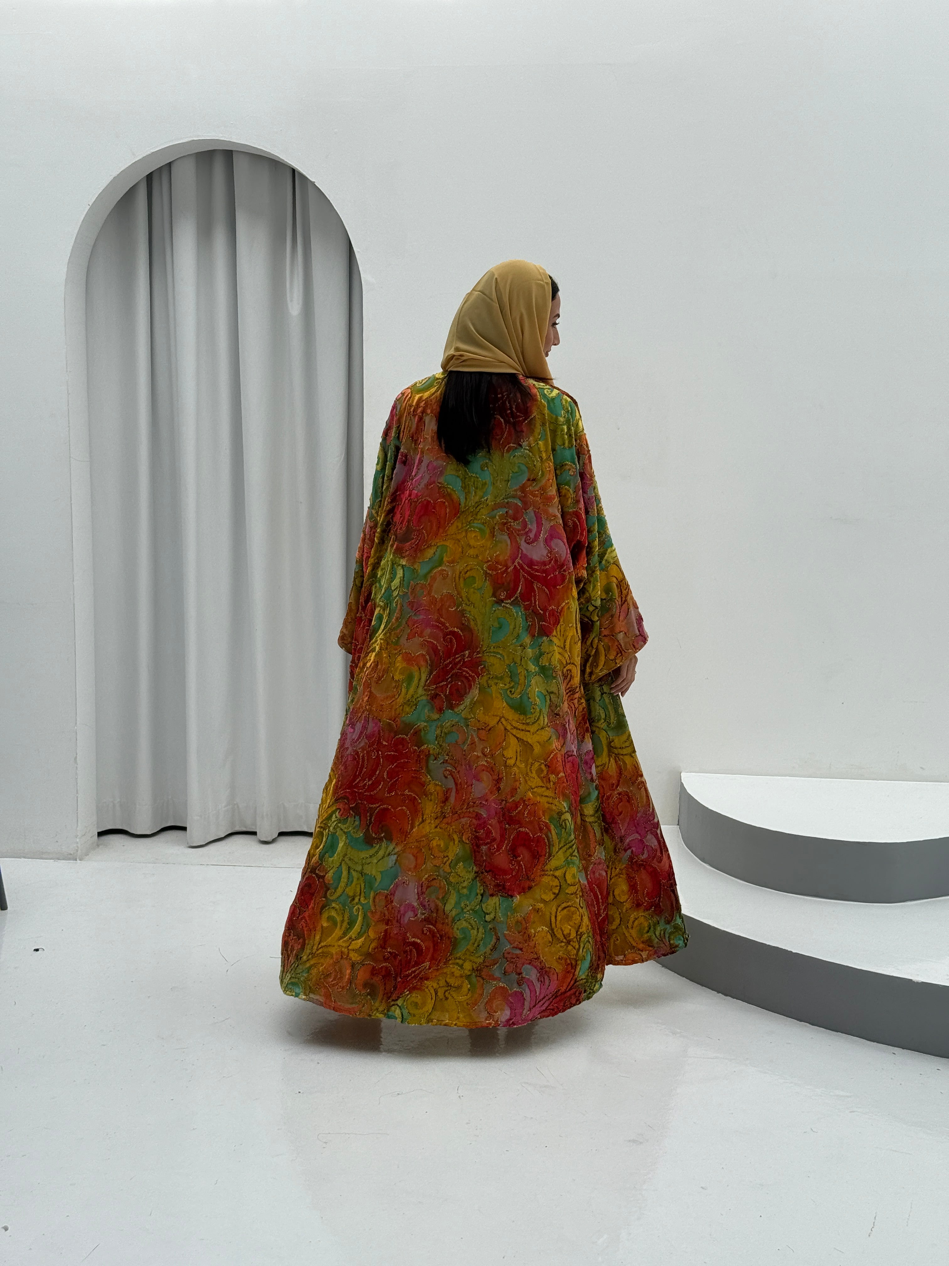 Winter Breaths Velvet Abaya - Contessa Collection