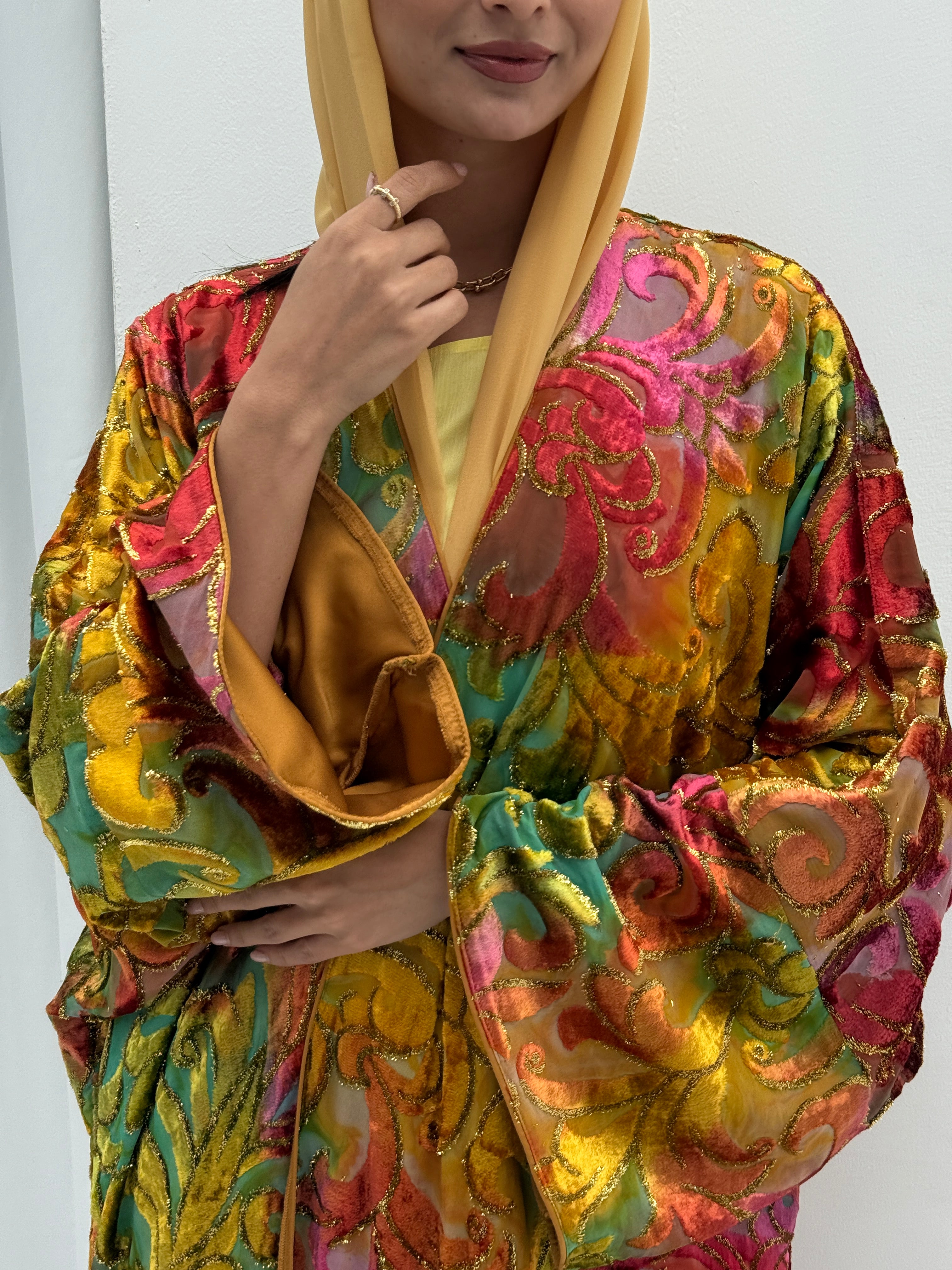 Winter Breaths Velvet Abaya - Contessa Collection