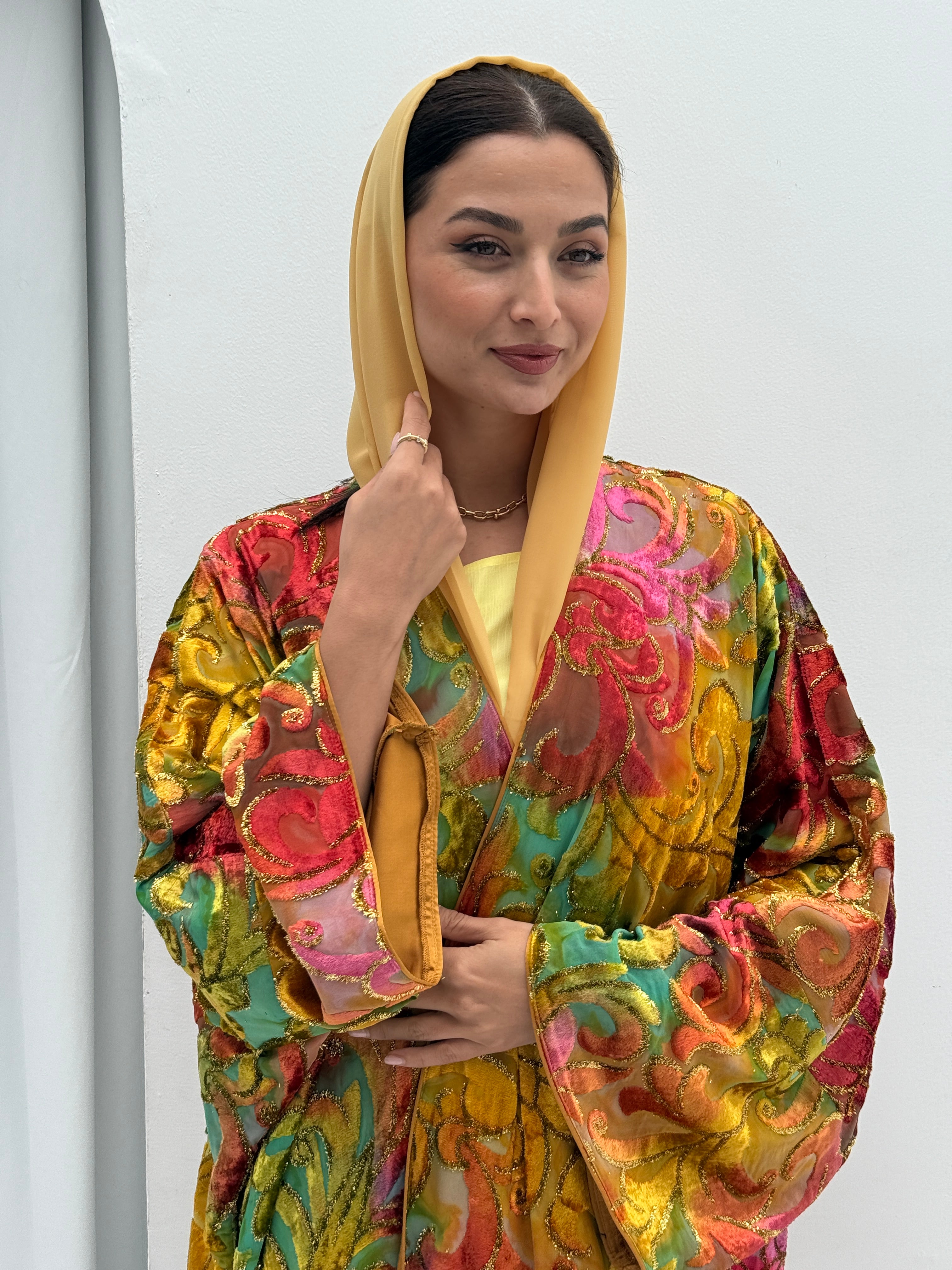 Winter Breaths Velvet Abaya - Contessa Collection