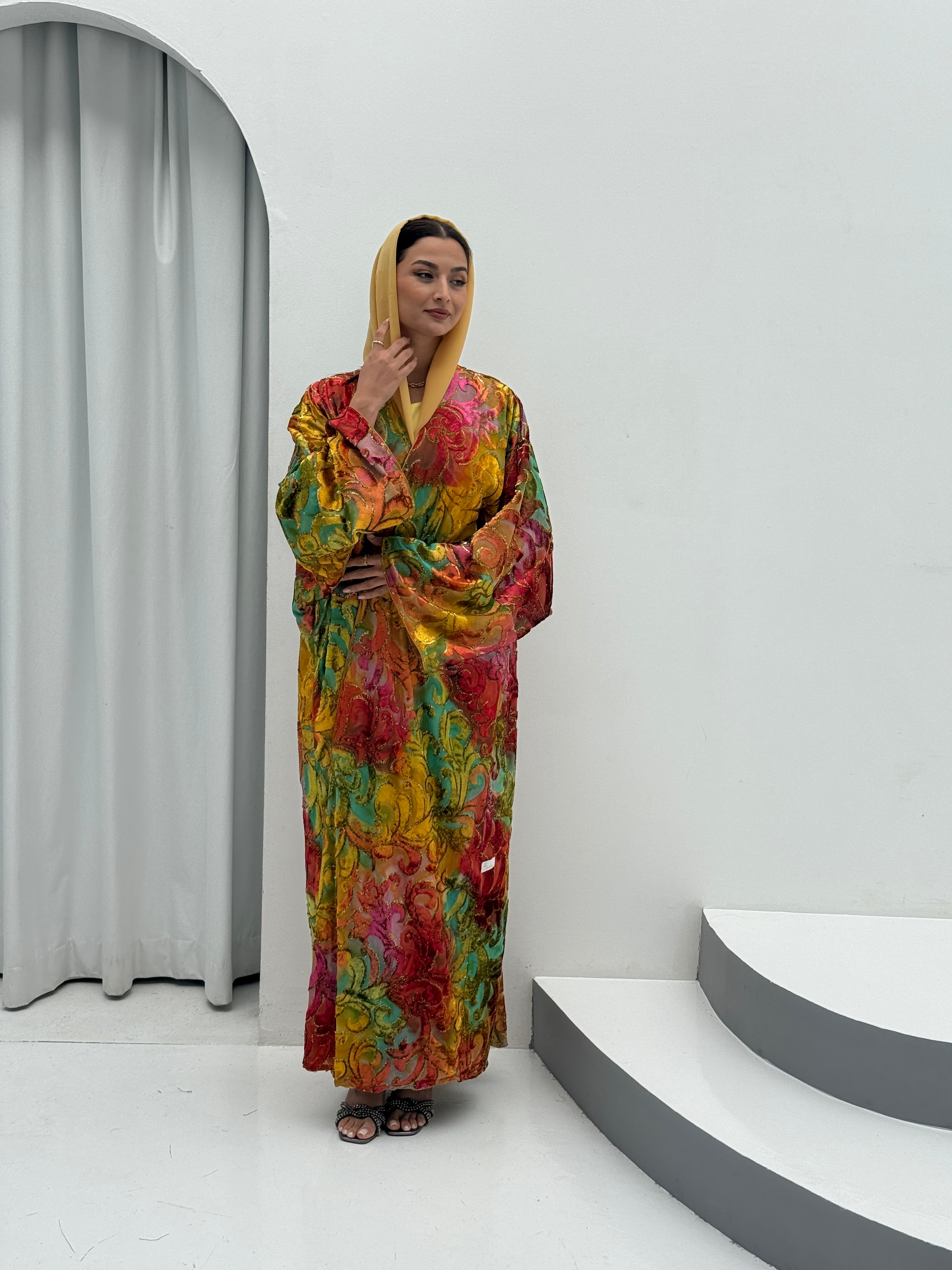 Winter Breaths Velvet Abaya - Contessa Collection