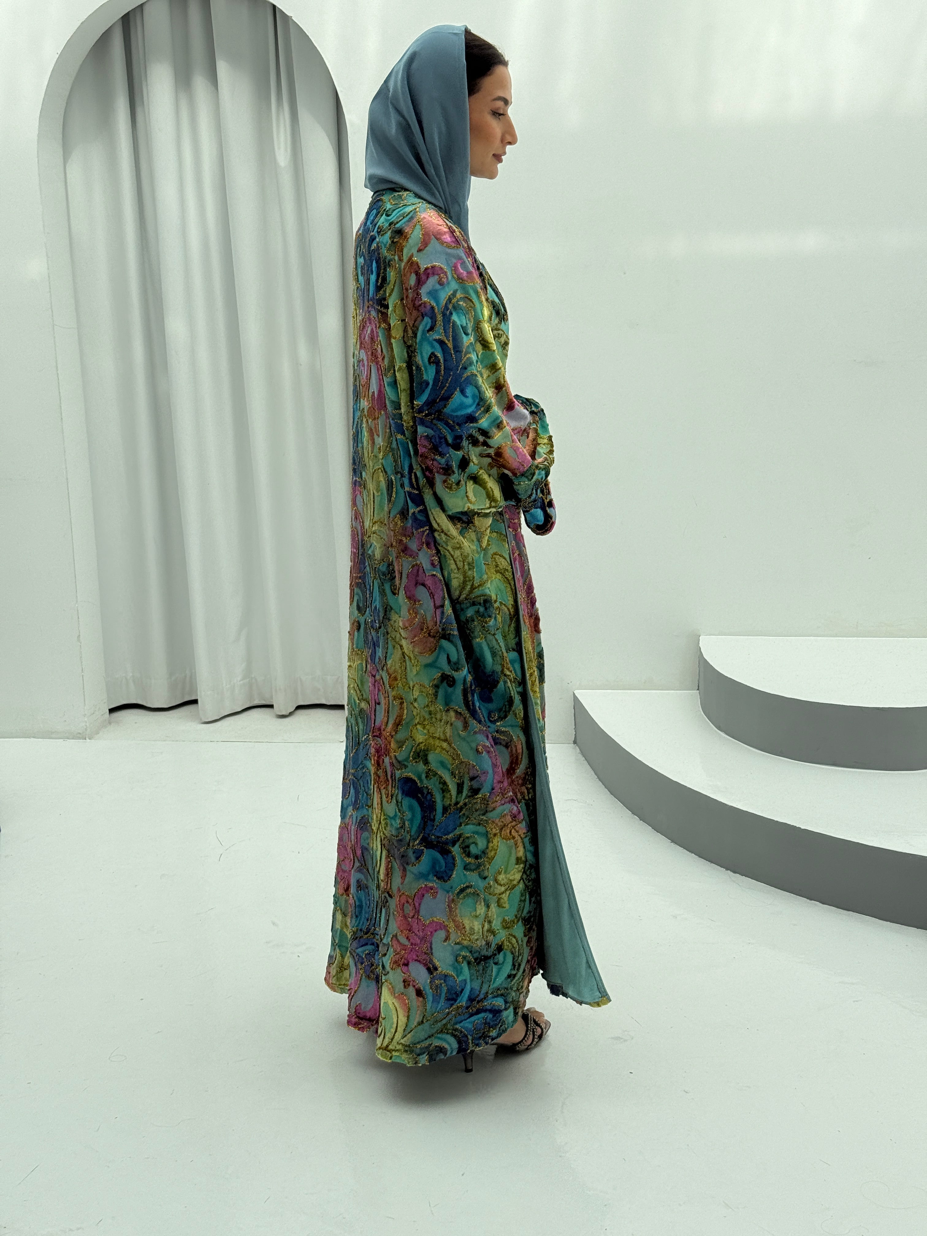 Winter Breaths Velvet Abaya - Contessa Collection