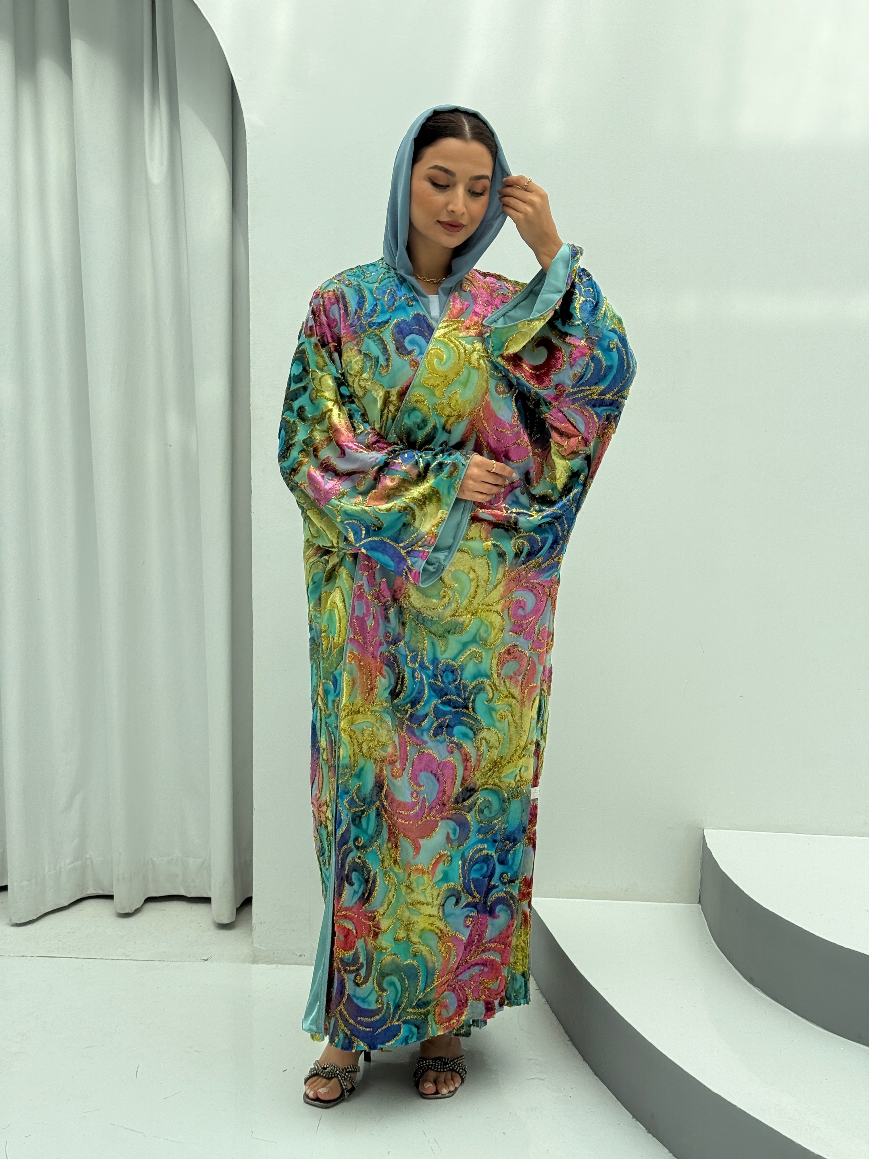 Winter Breaths Velvet Abaya - Contessa Collection