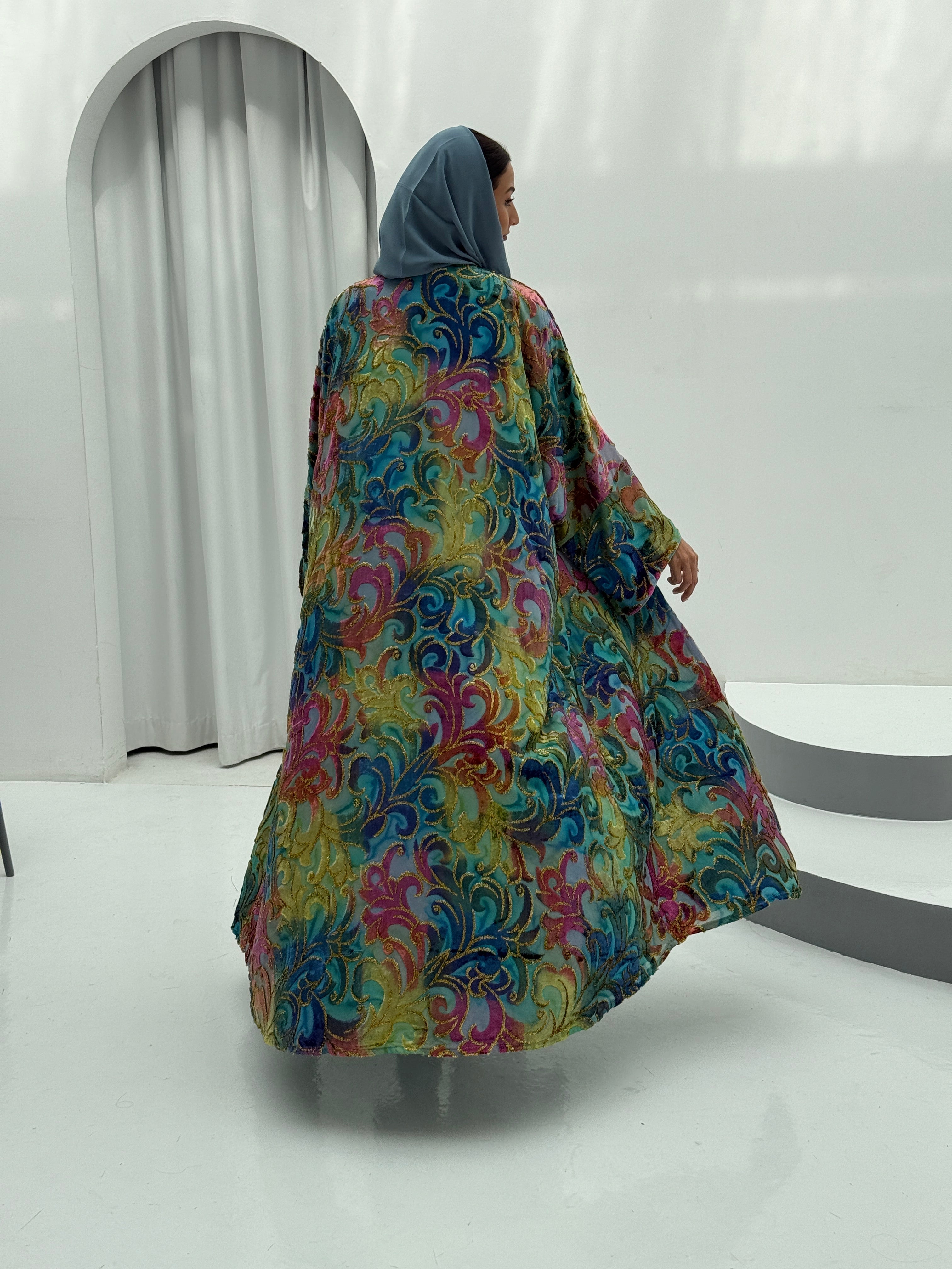 Winter Breaths Velvet Abaya - Contessa Collection