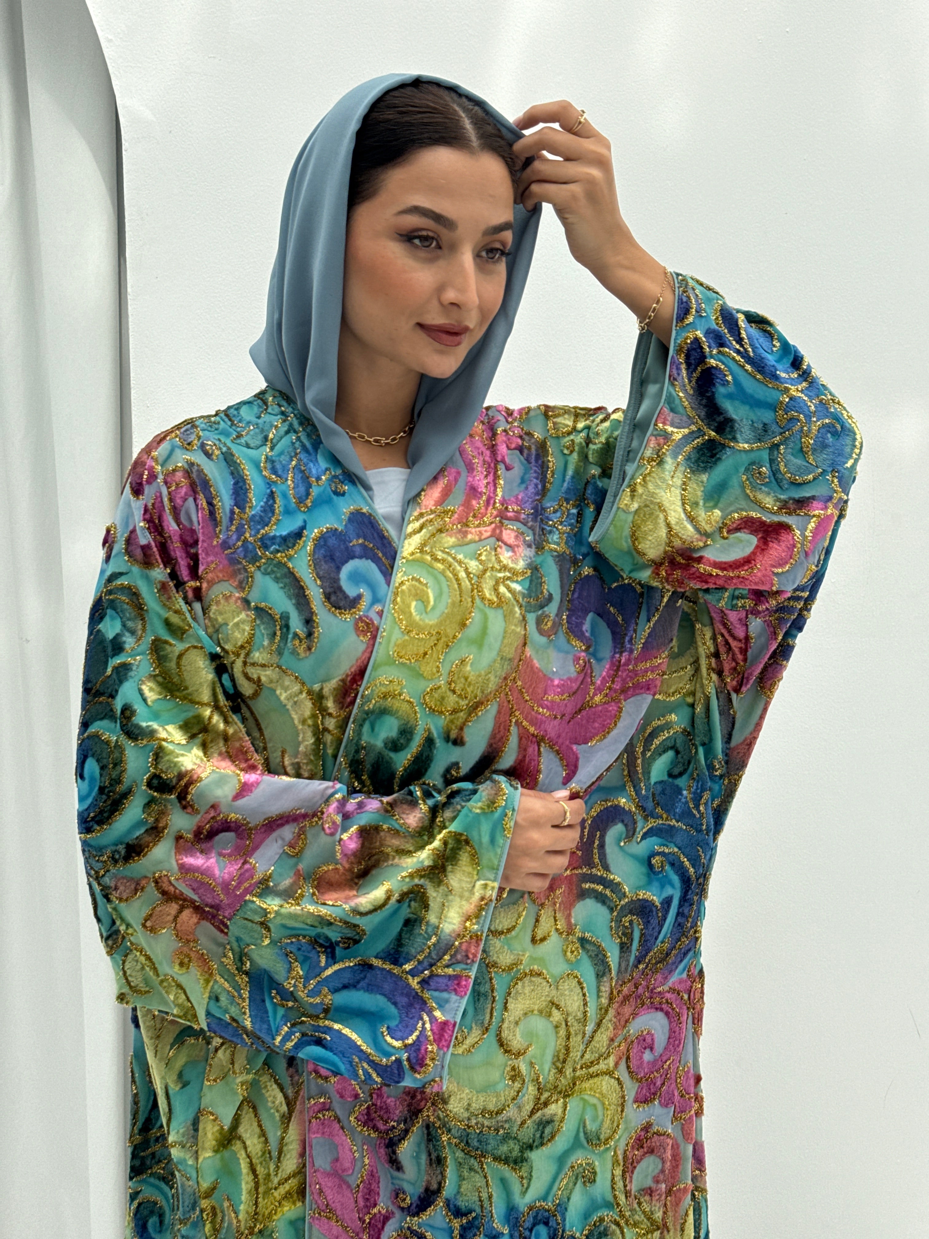 Winter Breaths Velvet Abaya - Contessa Collection