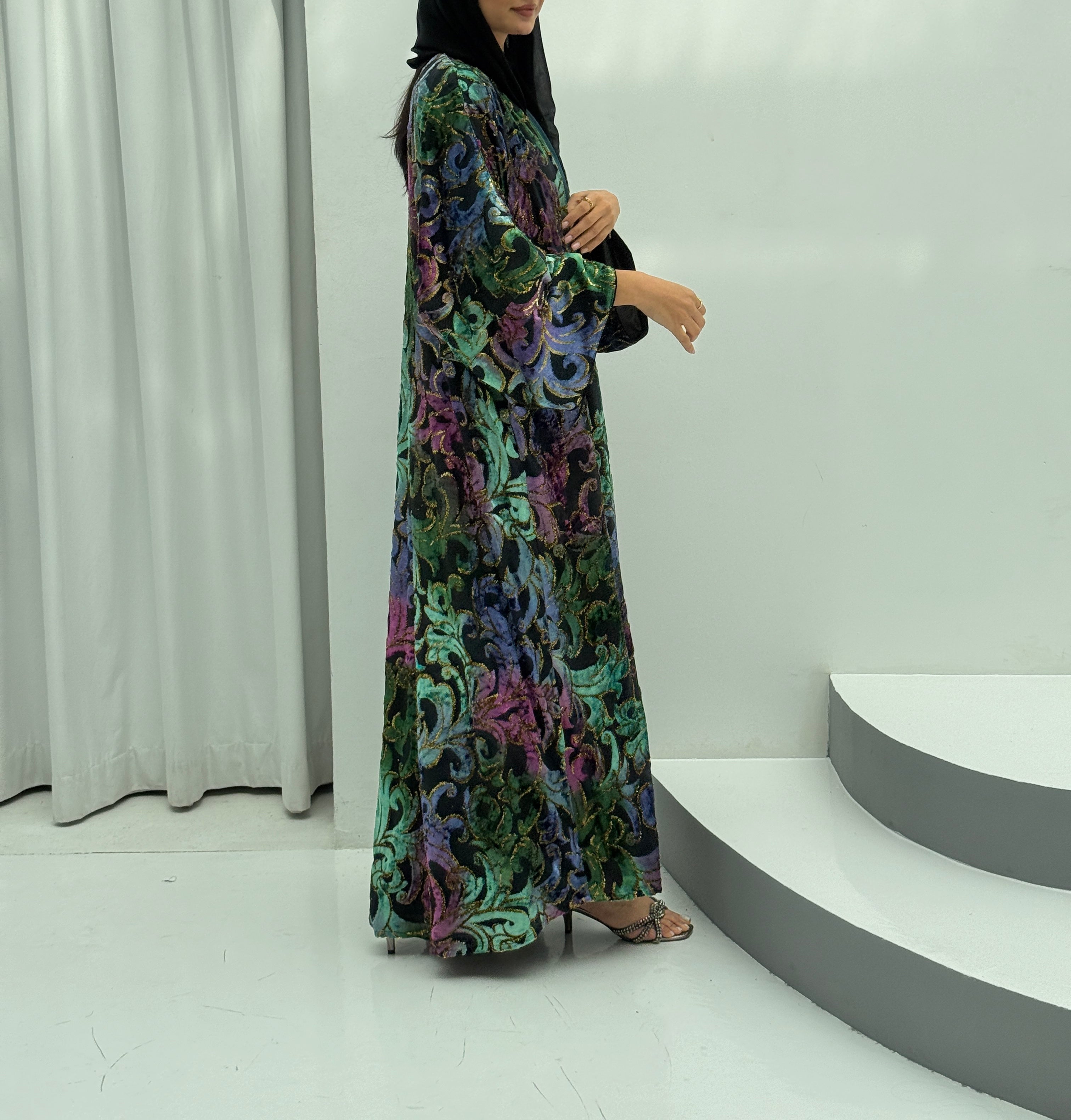 Winter Breaths Velvet Abaya - Contessa Collection
