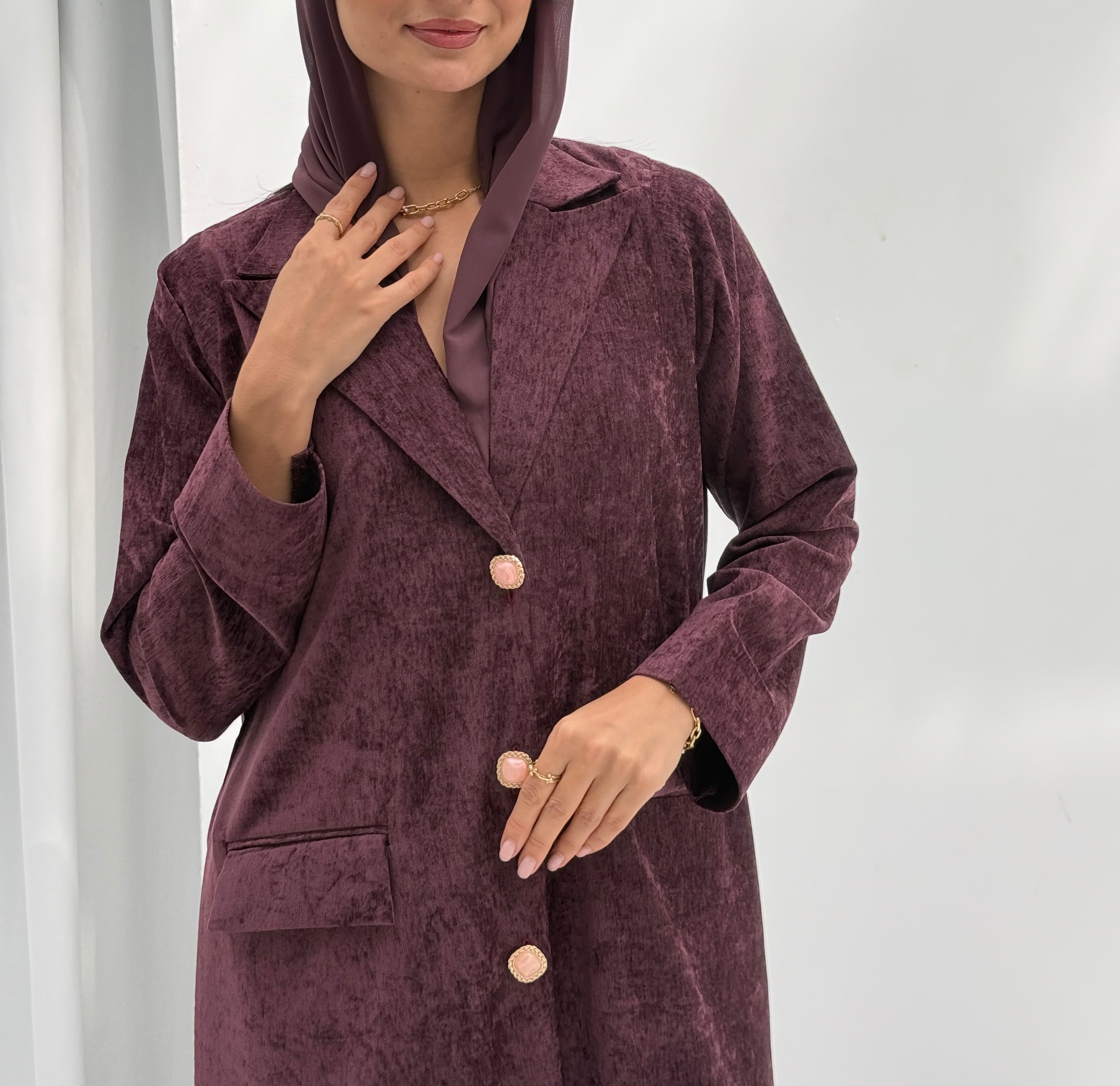 Winter Elegance Abaya - Contessa Collection