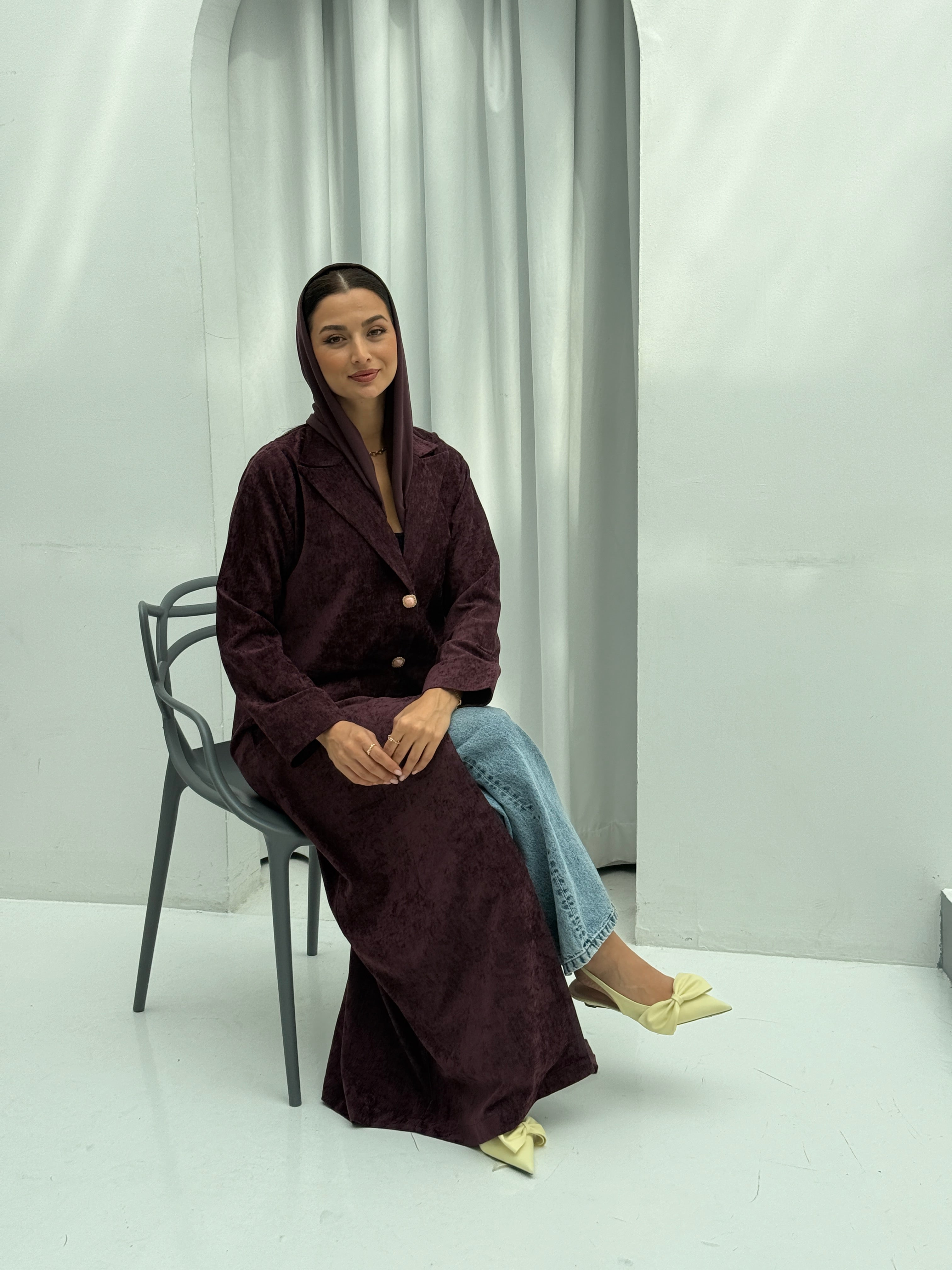 Winter Elegance Abaya - Contessa Collection