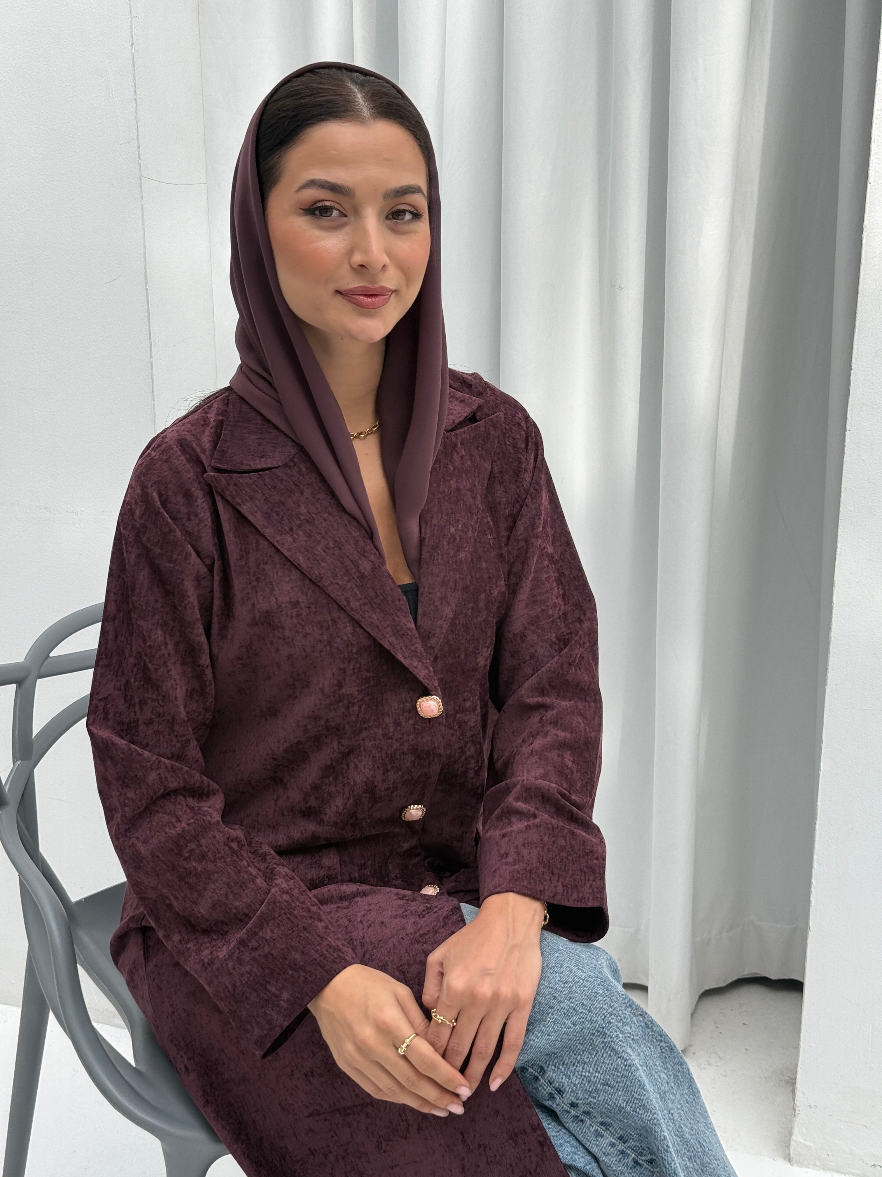 Winter Elegance Abaya - Contessa Collection