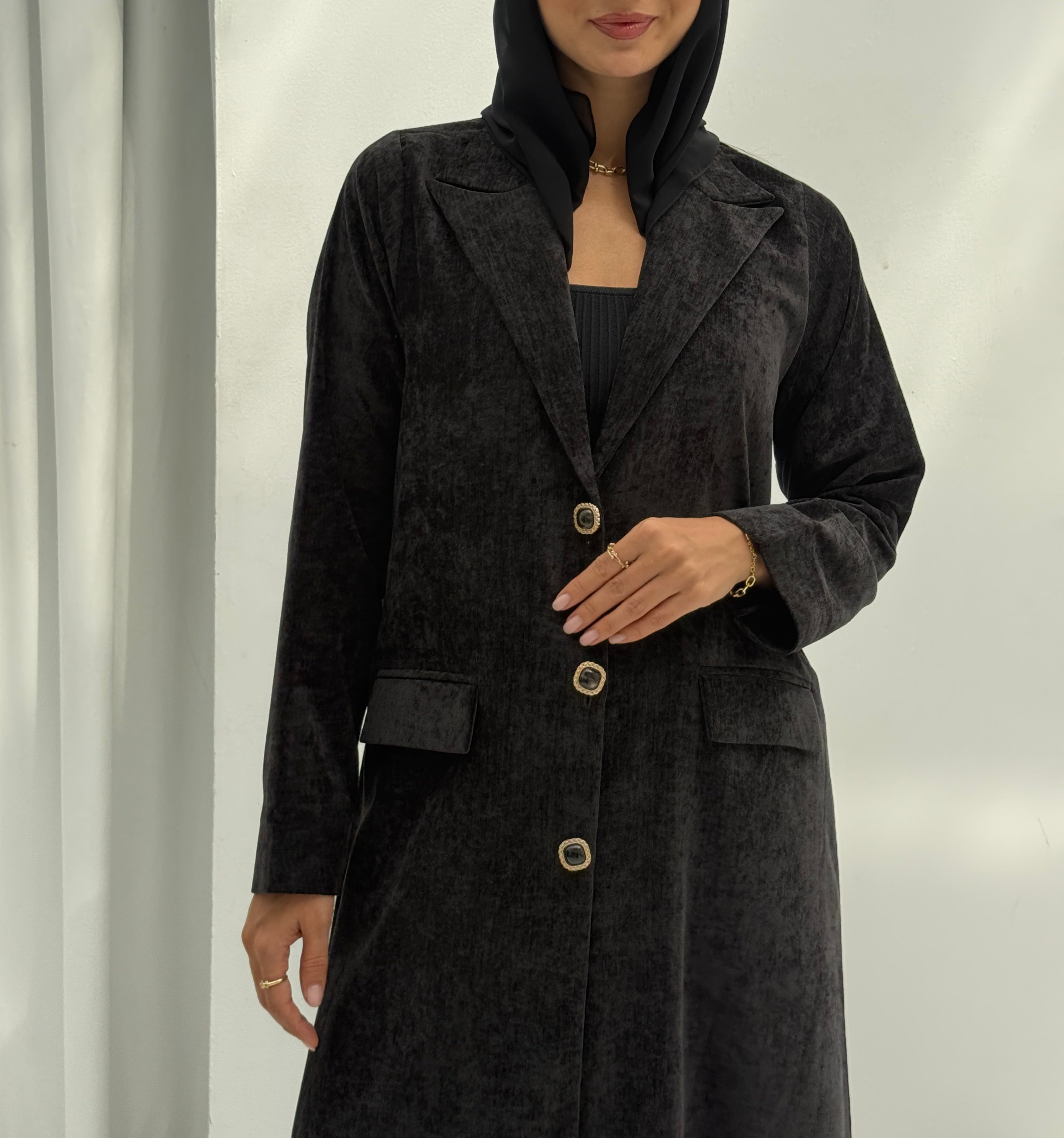 Winter Elegance Abaya - Contessa Collection