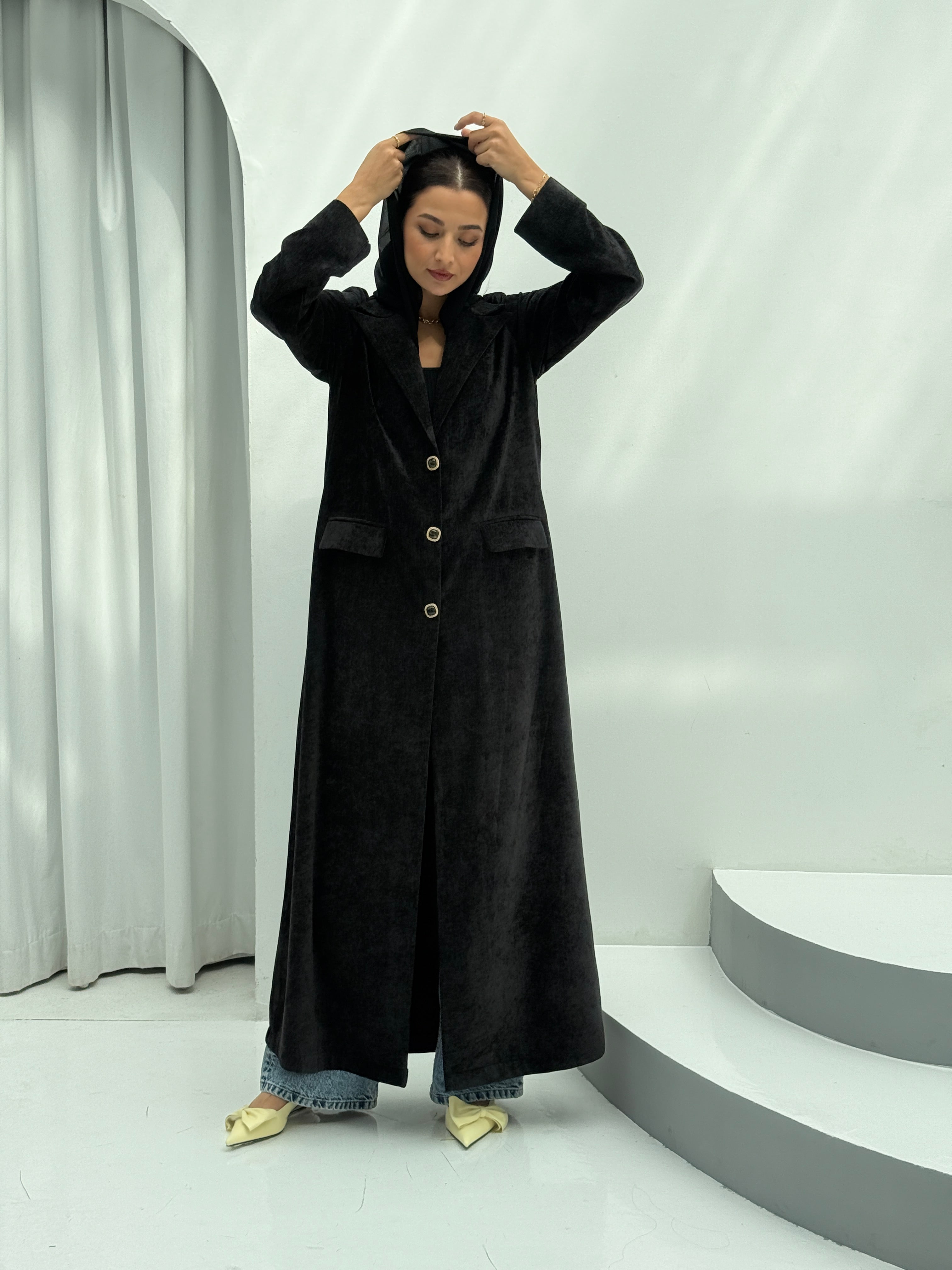 Winter Elegance Abaya - Contessa Collection