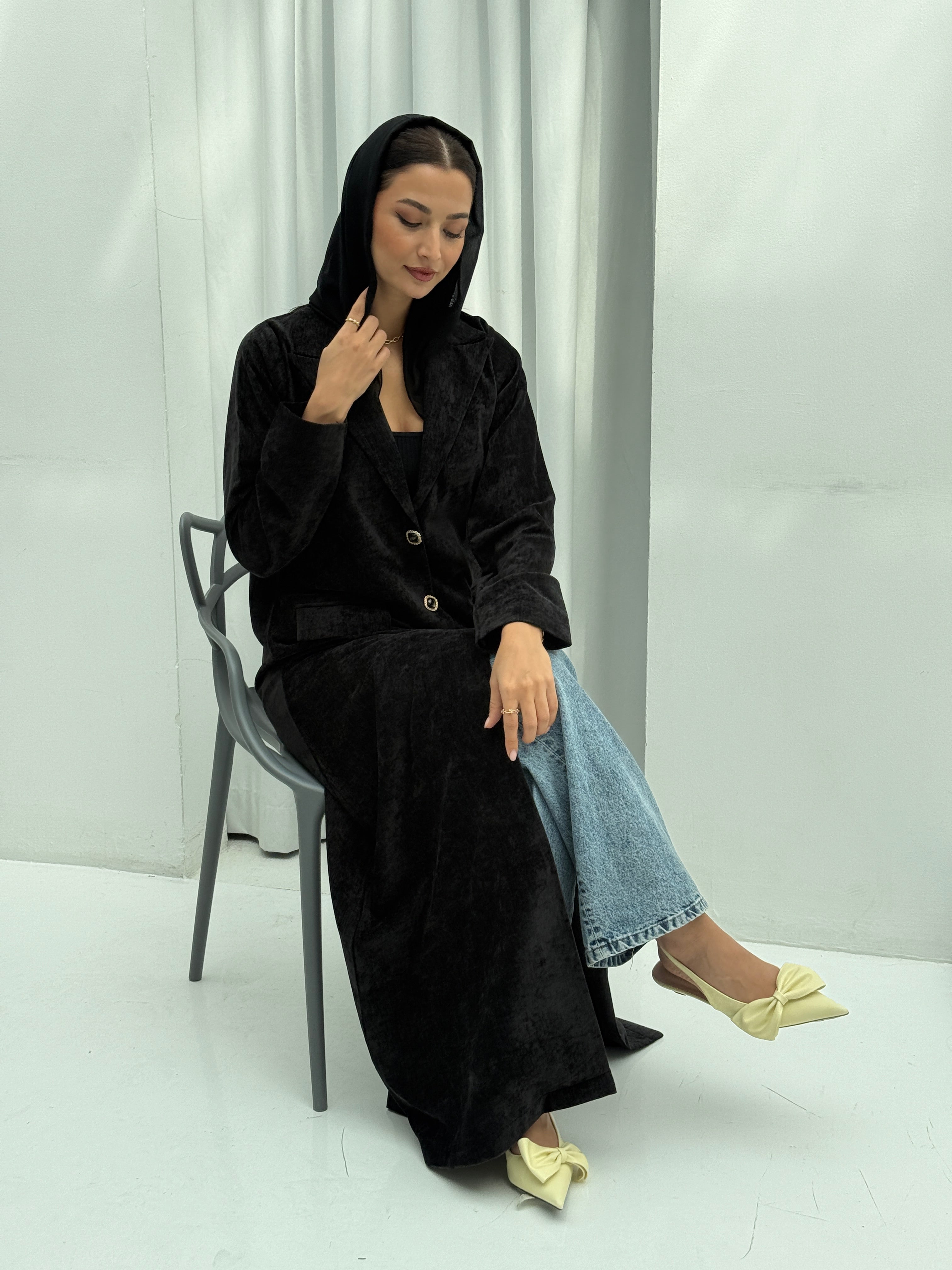 Winter Elegance Abaya - Contessa Collection