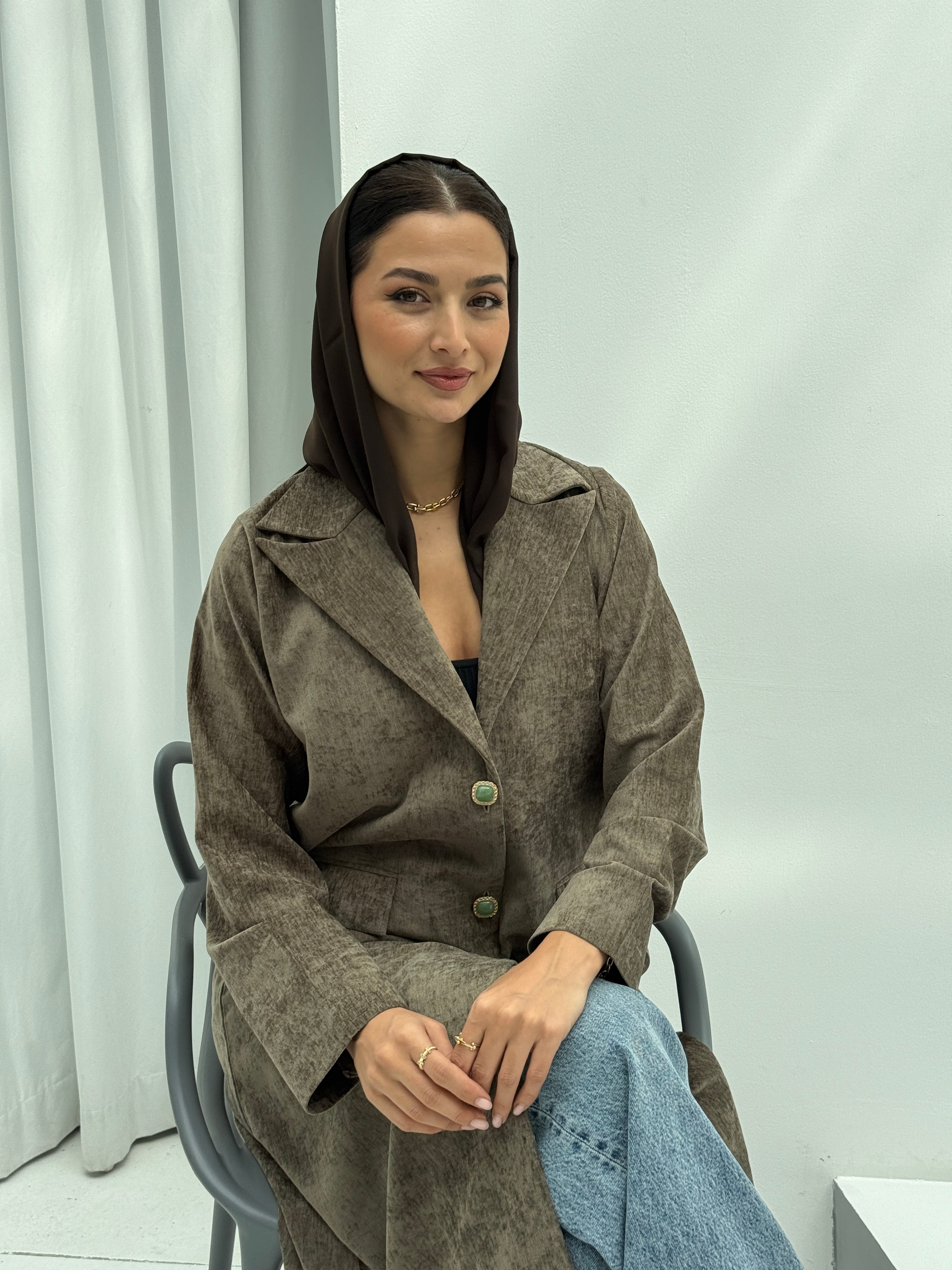 Winter Elegance Abaya - Contessa Collection