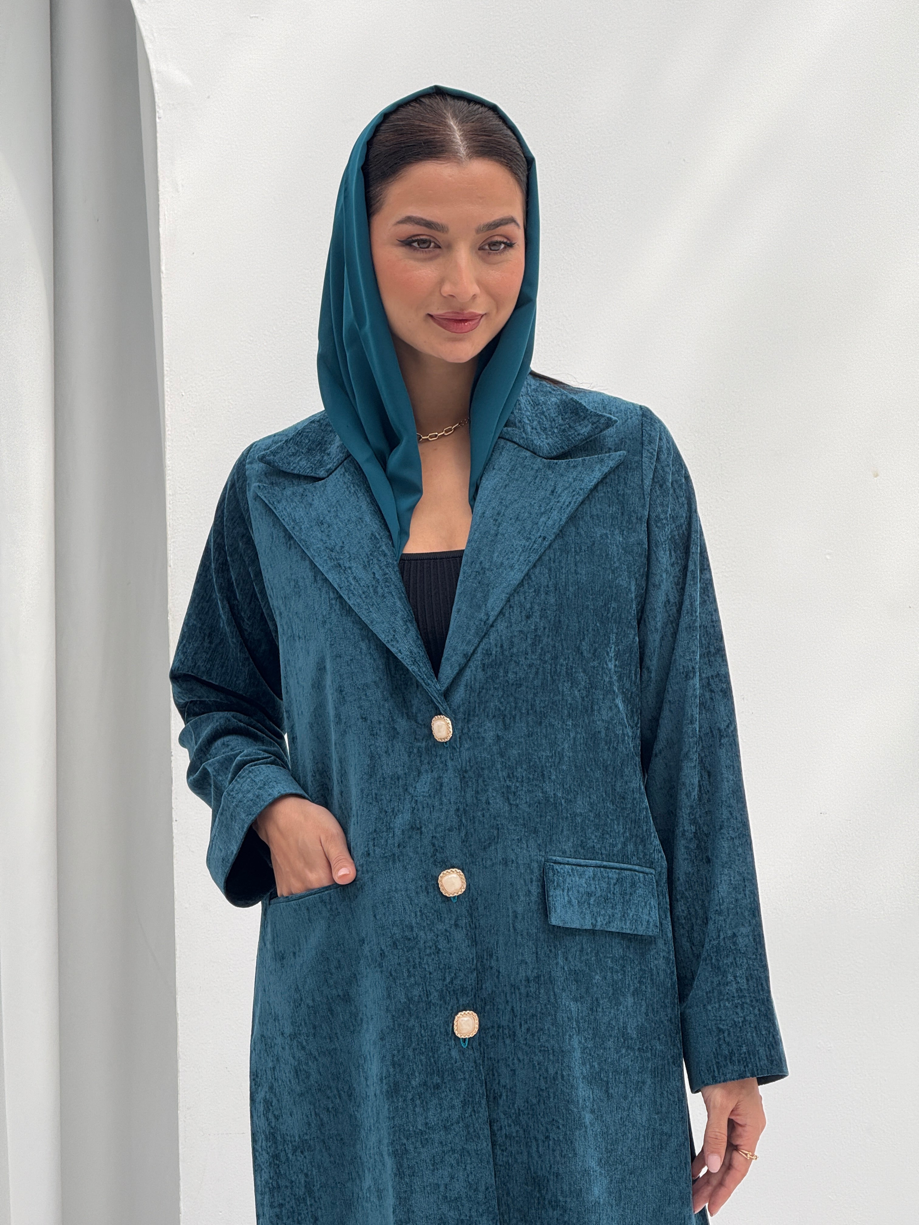 Winter Elegance Abaya - Contessa Collection