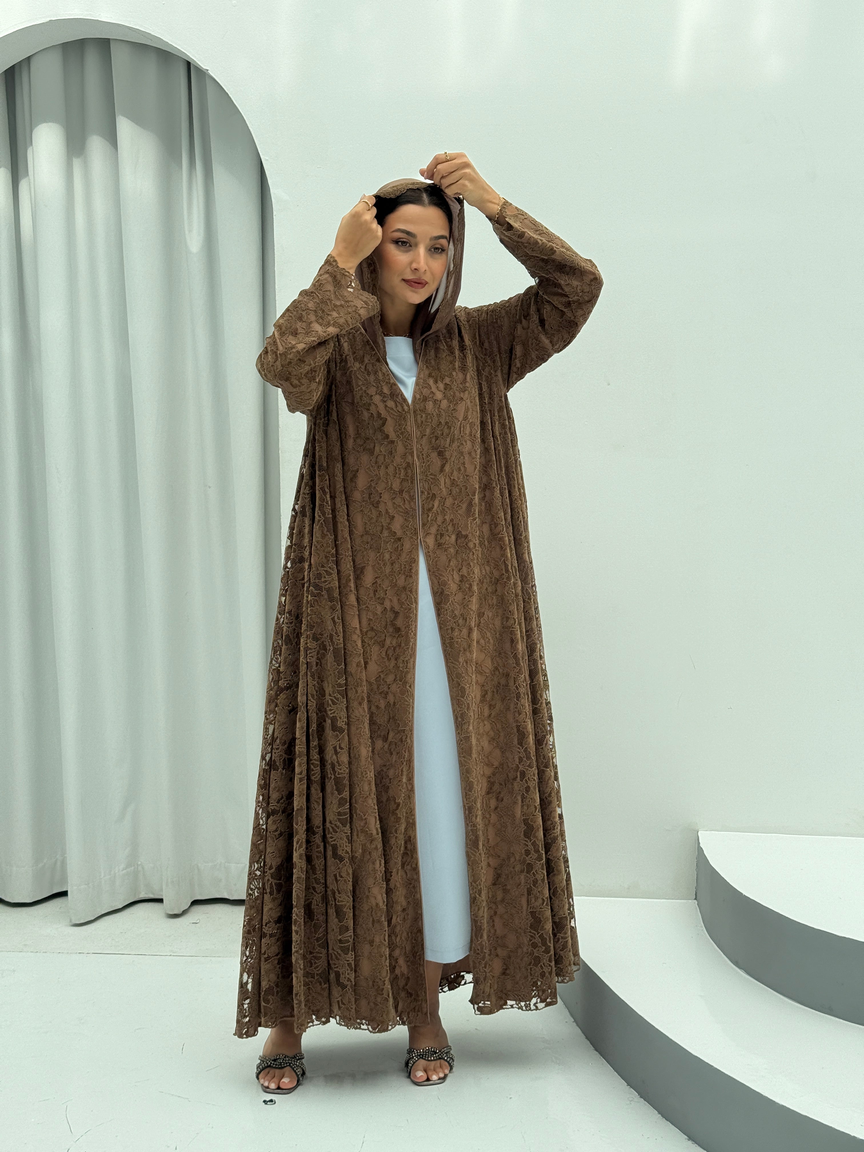 Winter Night Velvet Abaya - Contessa Collection