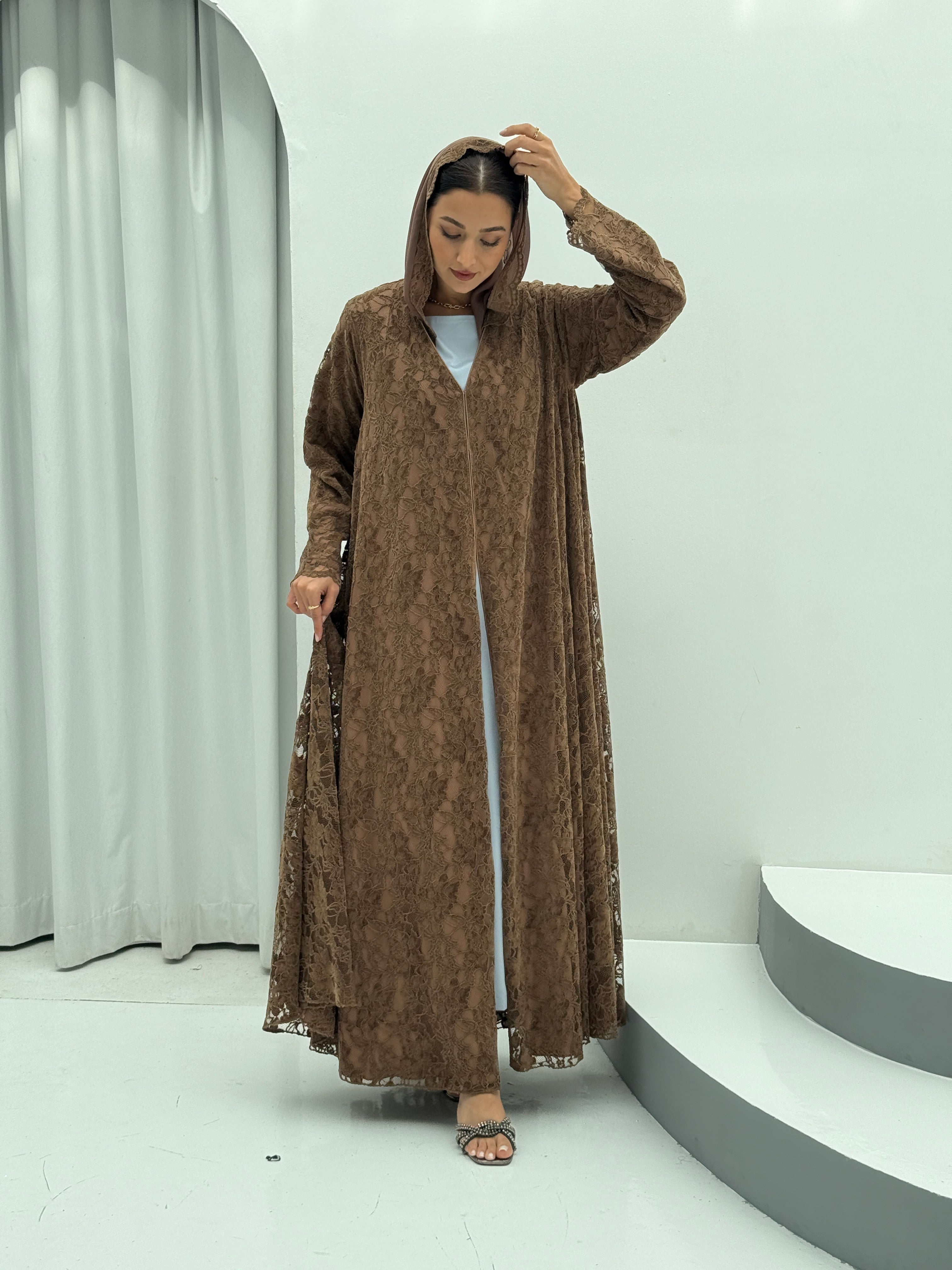 Winter Night Velvet Abaya - Contessa Collection