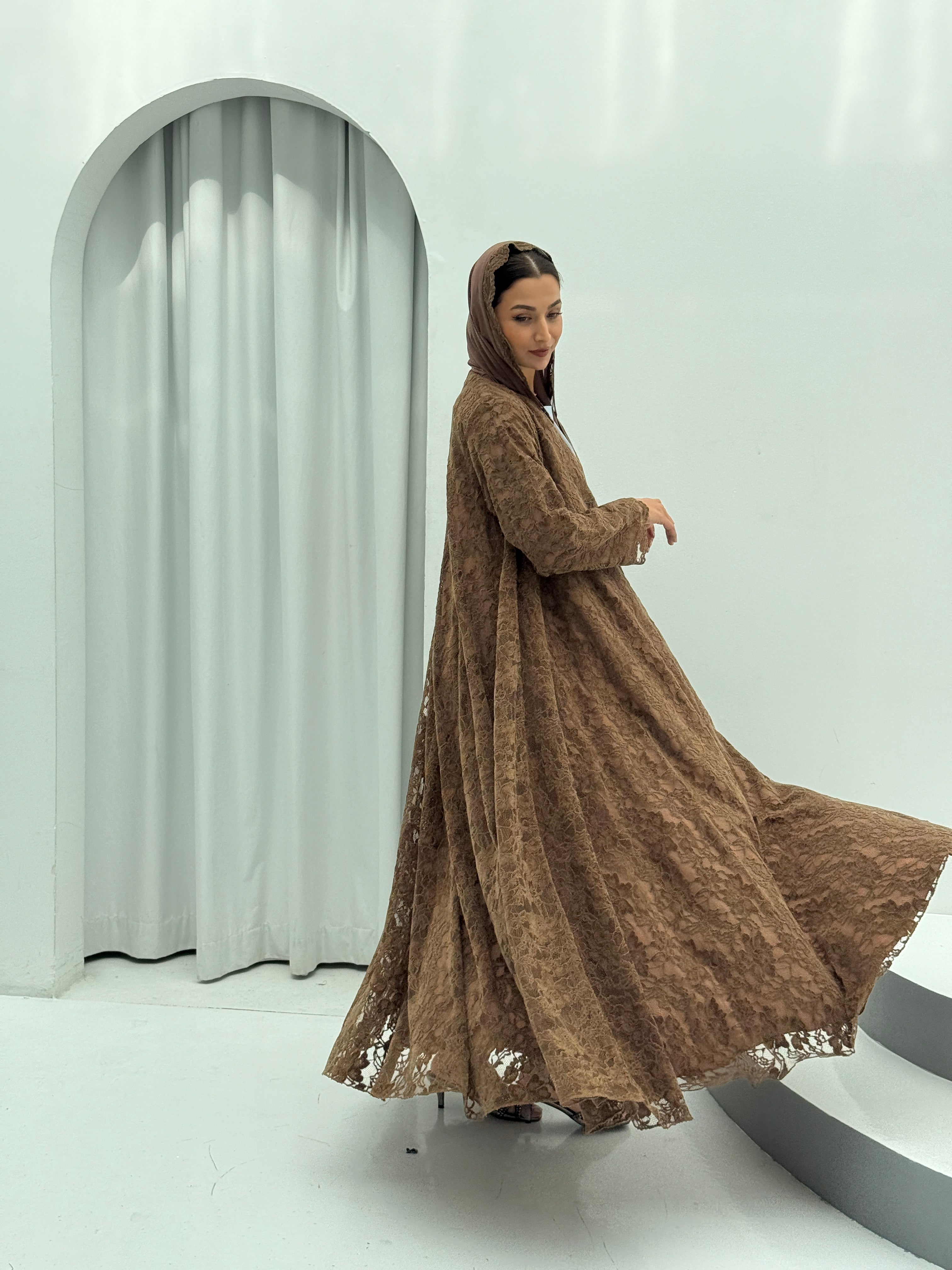 Winter Night Velvet Abaya - Contessa Collection