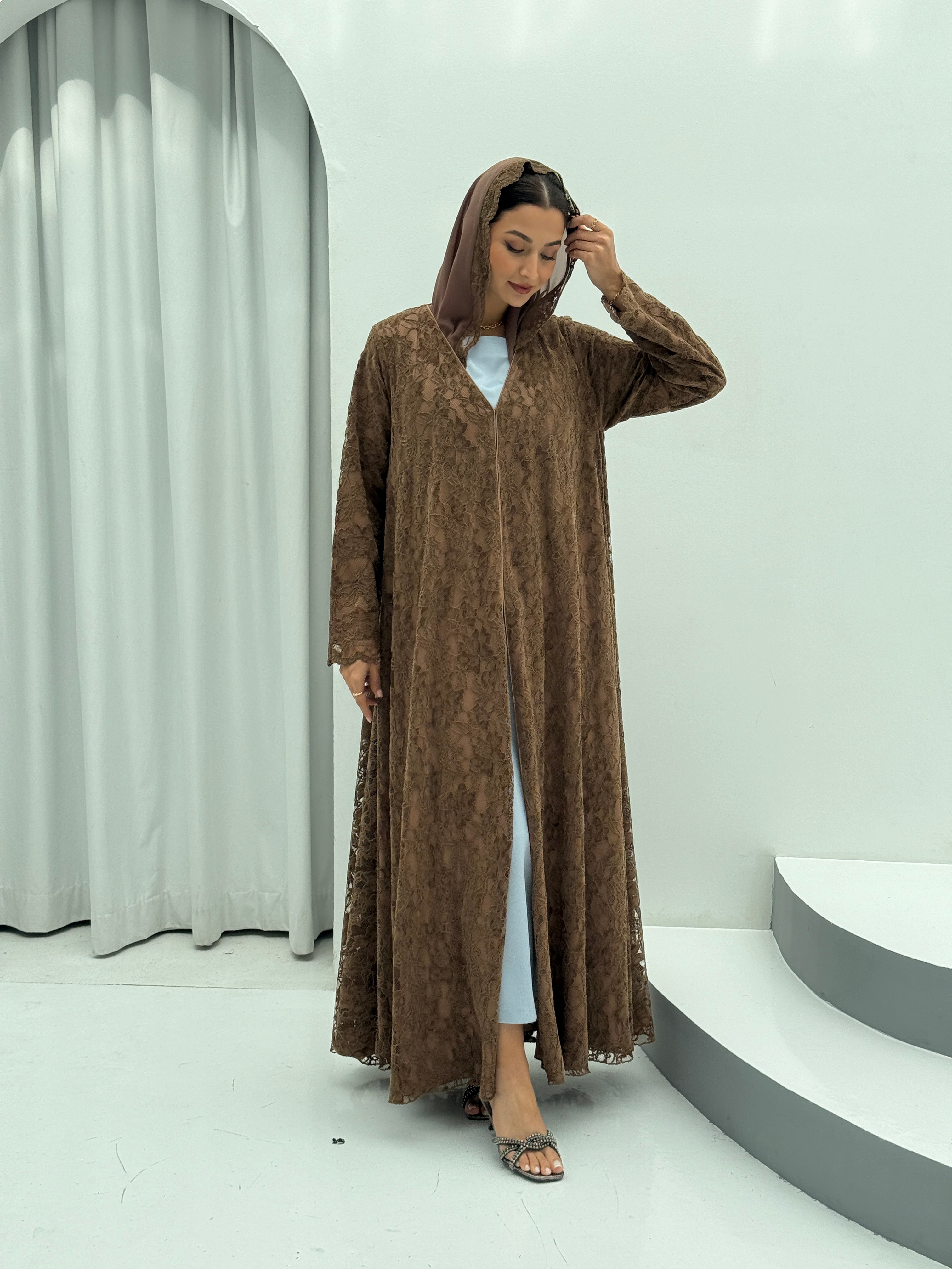 Winter Night Velvet Abaya - Contessa Collection