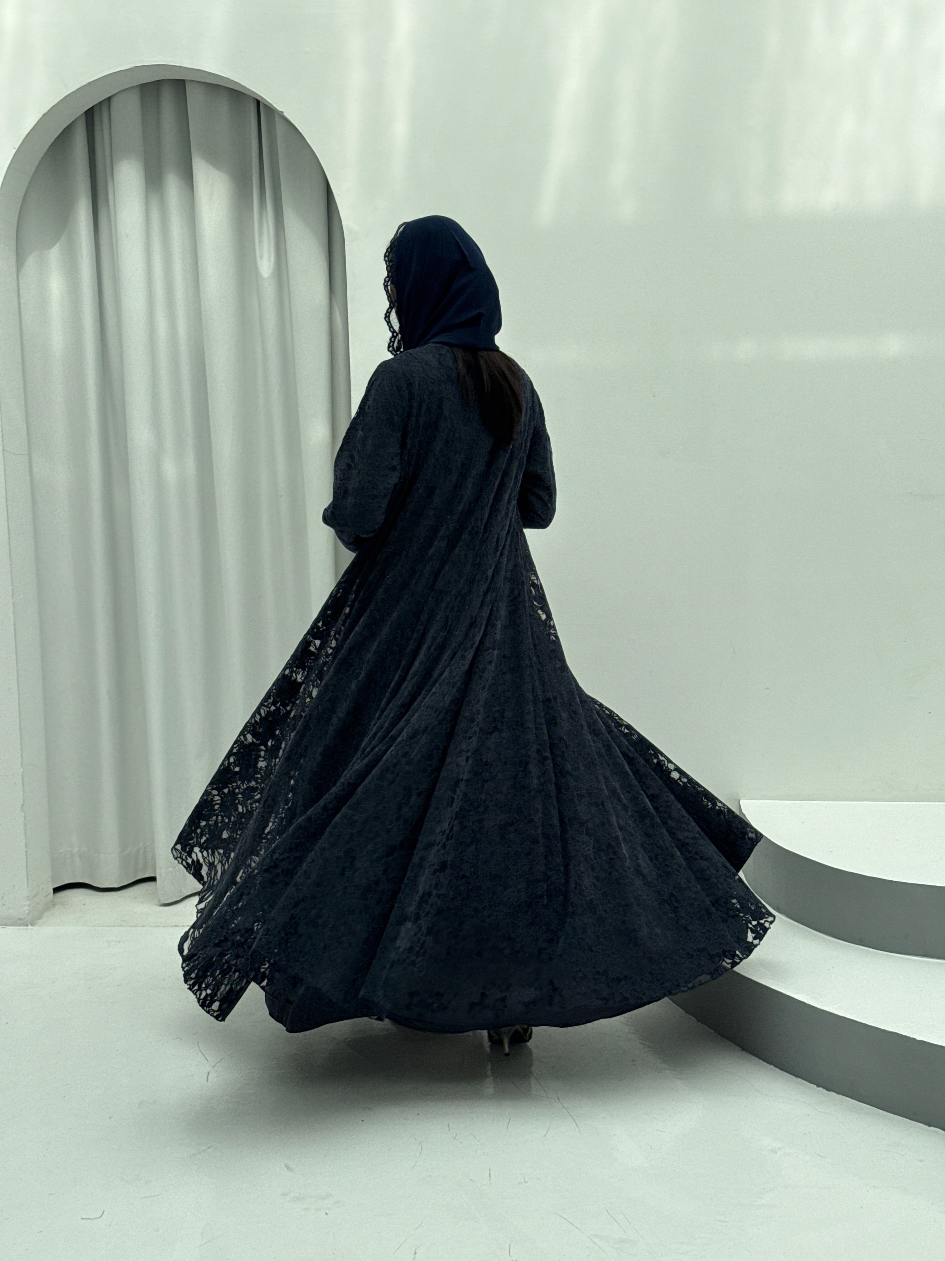 Winter Night Velvet Abaya - Contessa Collection